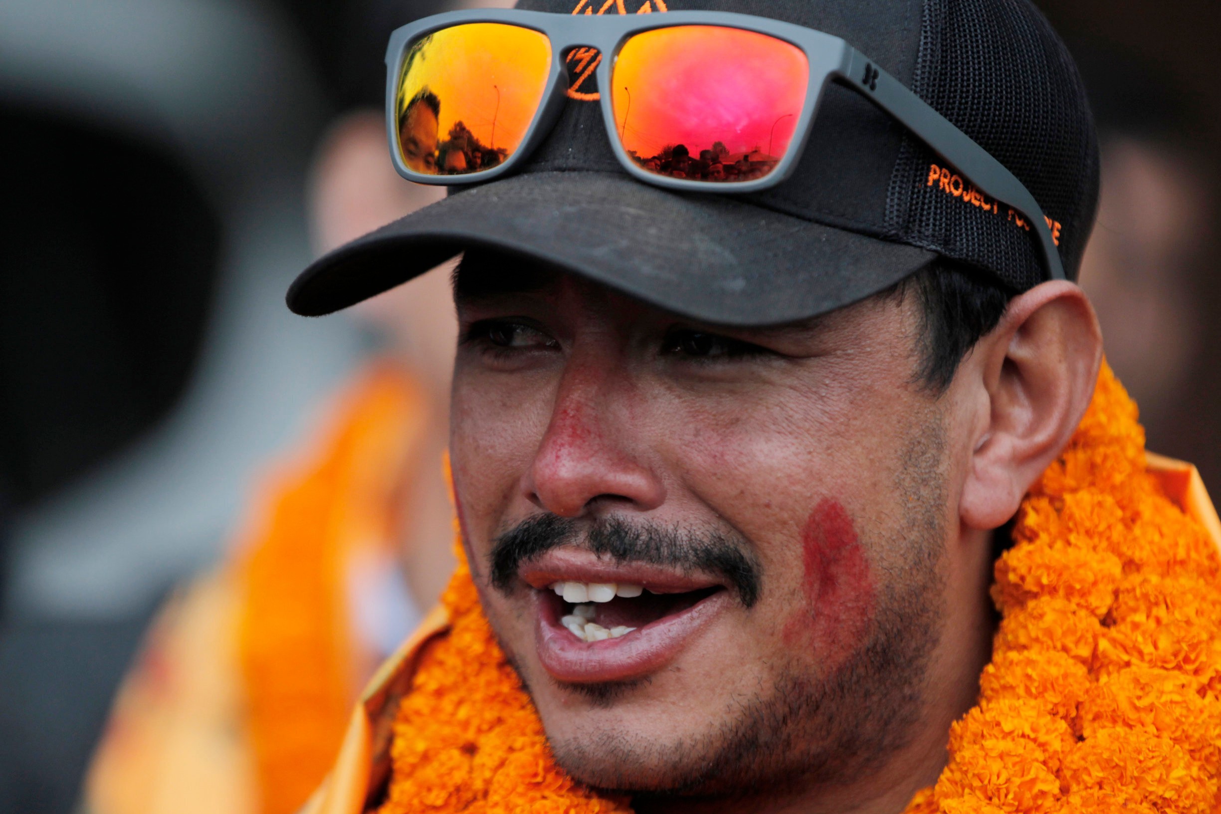 Nirmal Purja, en 2019 tras lograr los 14 ochomiles en seis meses.
