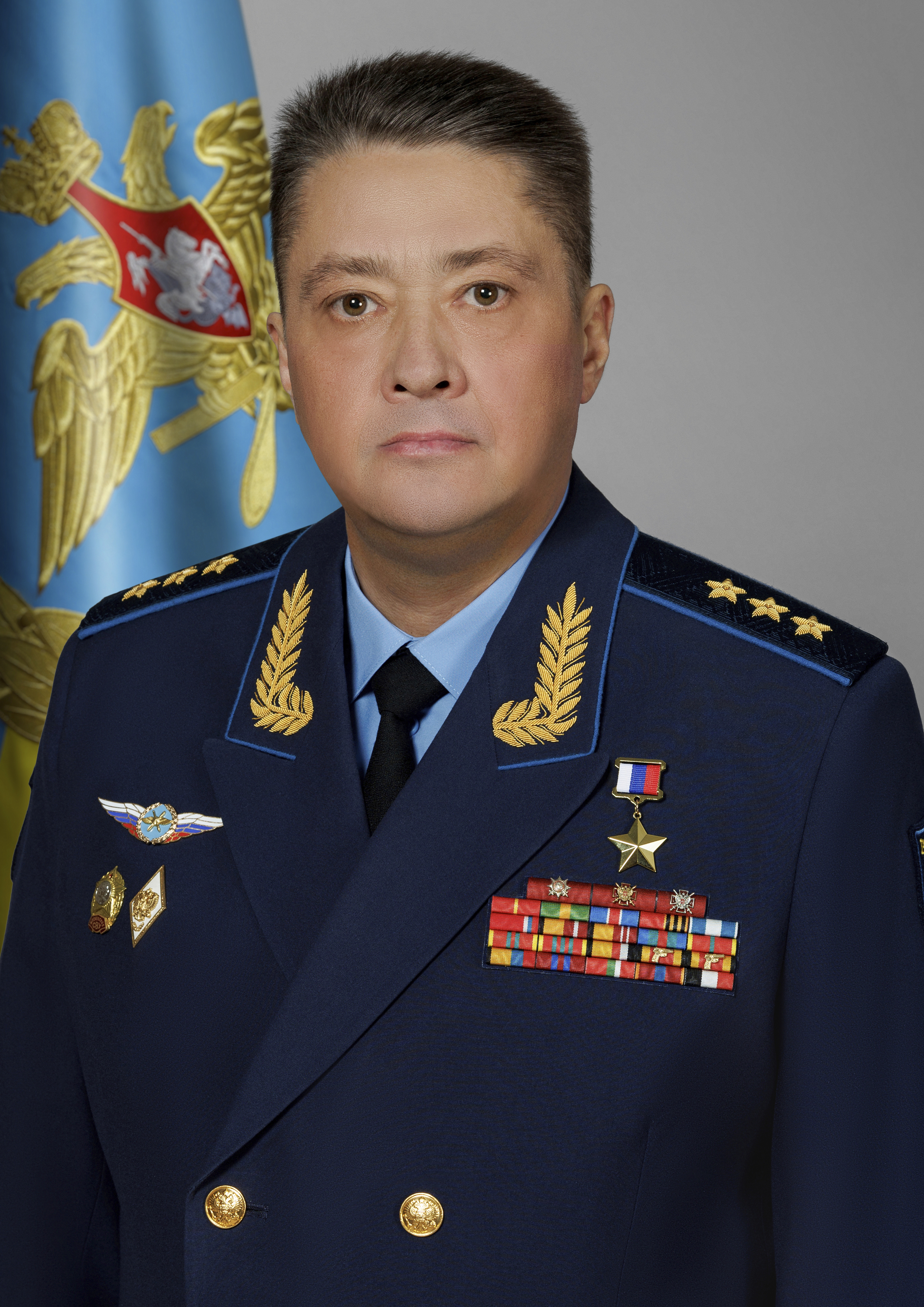 El general Alexander Chayko cuando fue ascendido a comandante en jefe de las Fuerzas Aeroespaciales Rusa.
