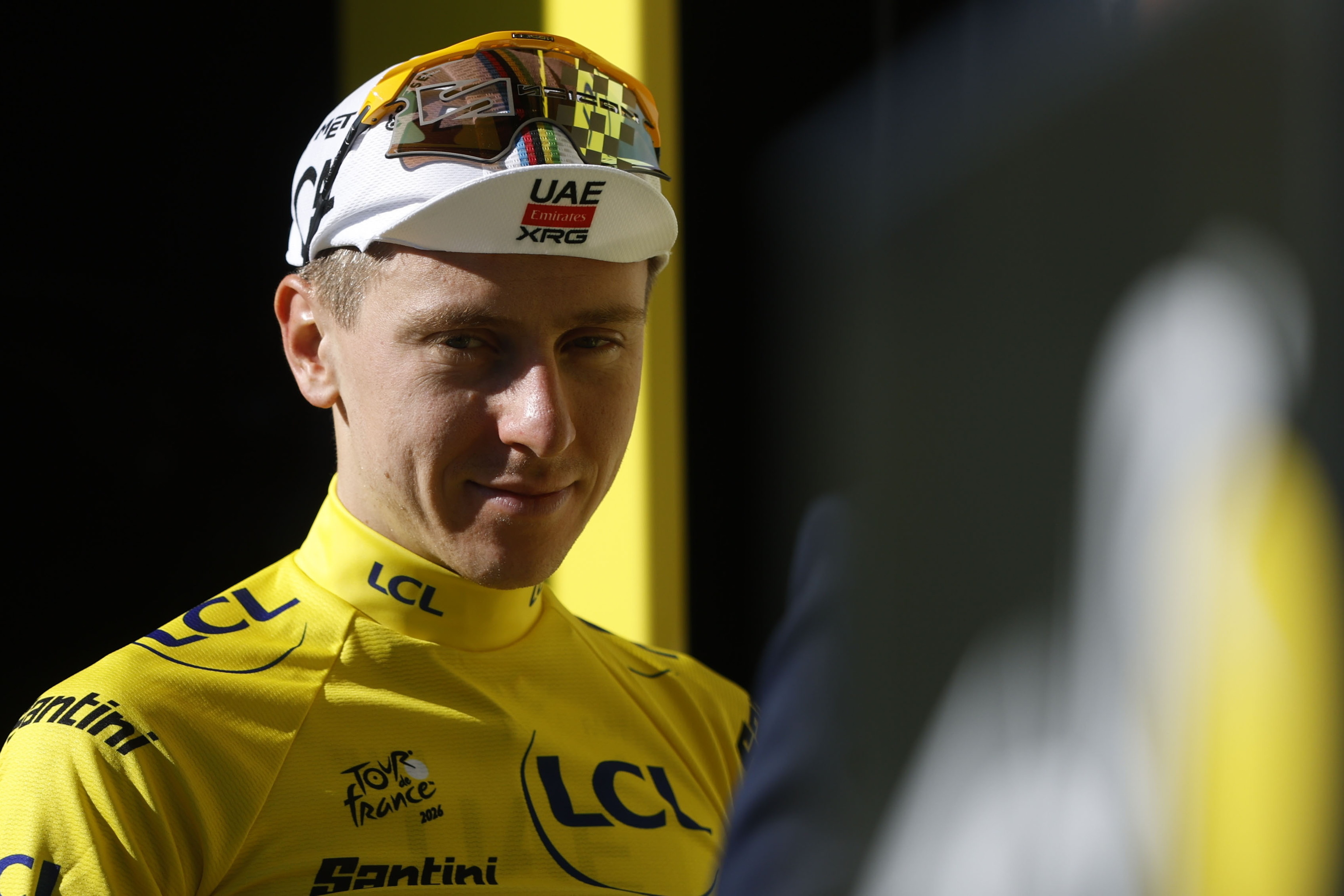 El esloveno Tadej Pogacar, durante el Tour de Francia.