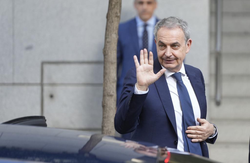 José Luis Rodríguez Zapatero, el pasado junio, al acudir a declarar a la Audiencia Nacional.