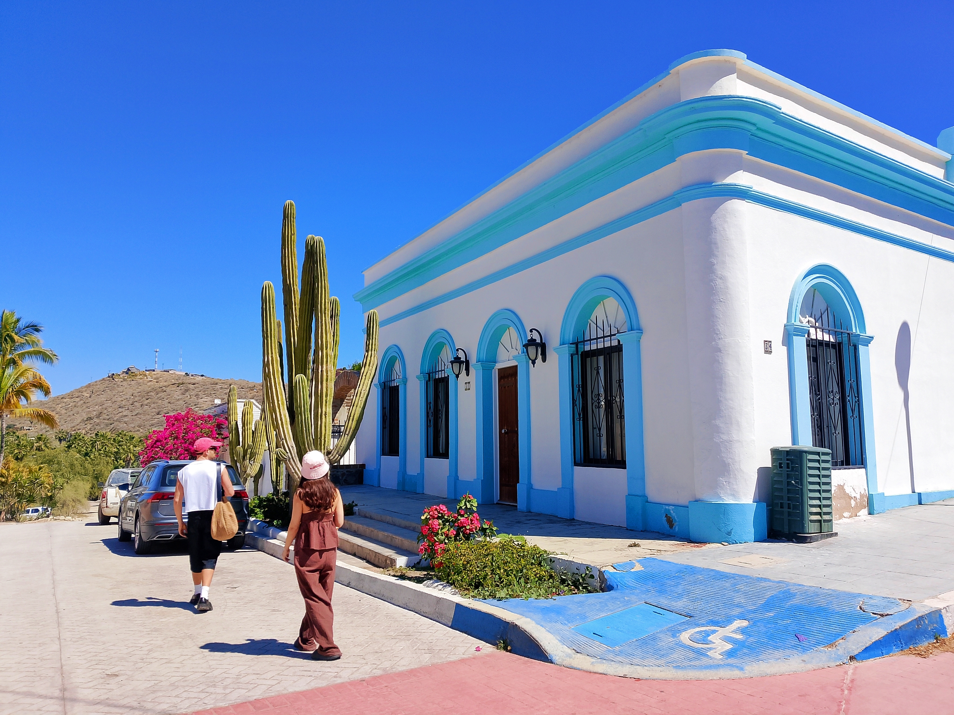 Arquitectura colonial del pueblo.