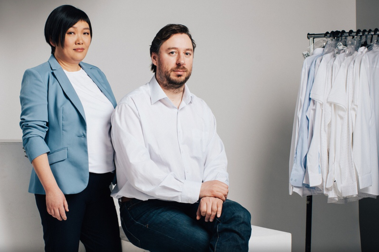Tatiana Kim y su ex marido, Vladislav Bakalchuk.