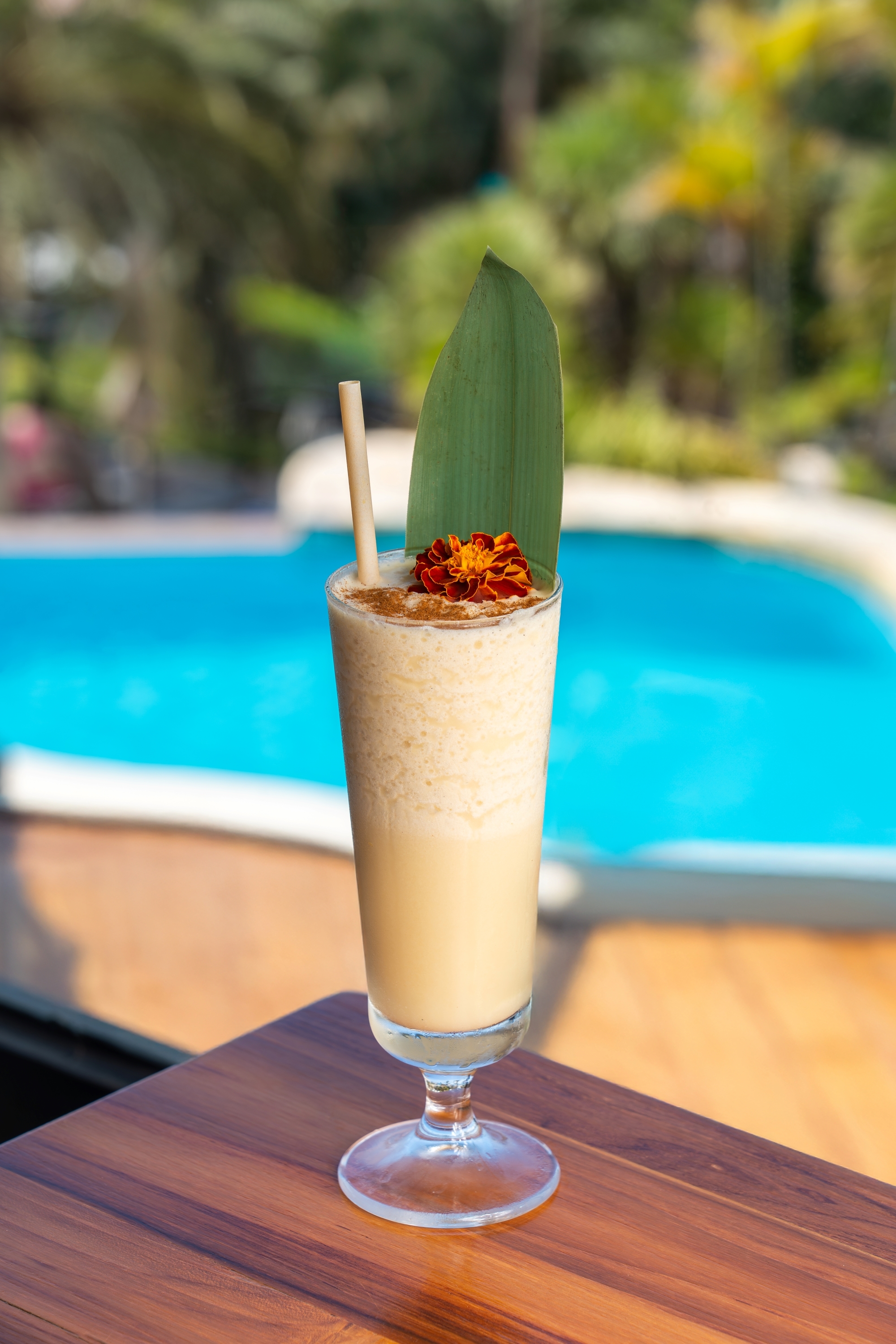 Una piña colada en la versión de Nereo Cocktails & Food.
