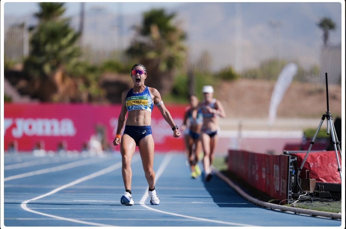 María Pérez, tras ganar el Campeonato de España en Nerja, hace unos días.
