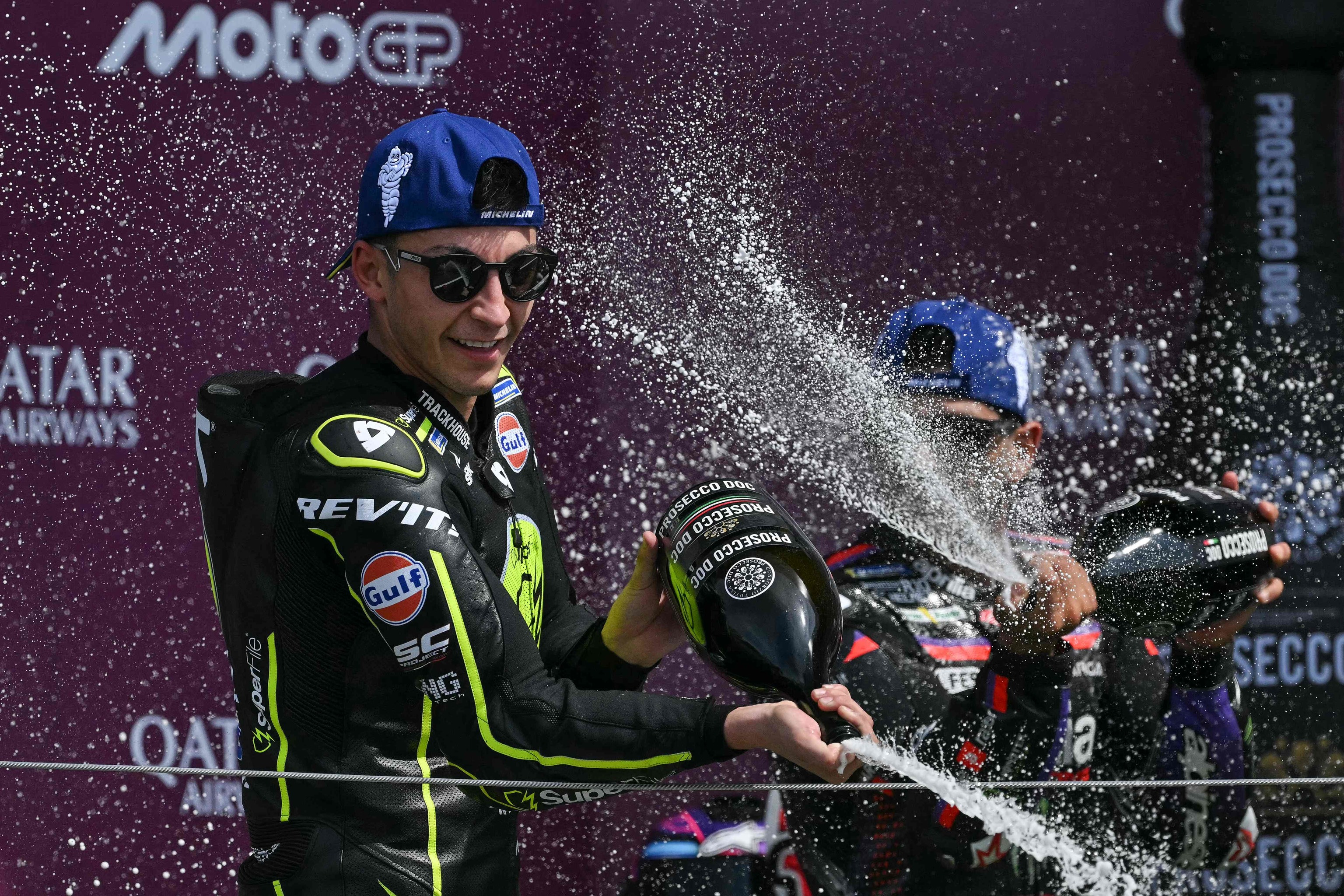 Fernández y Martín celebran en Silverstone.