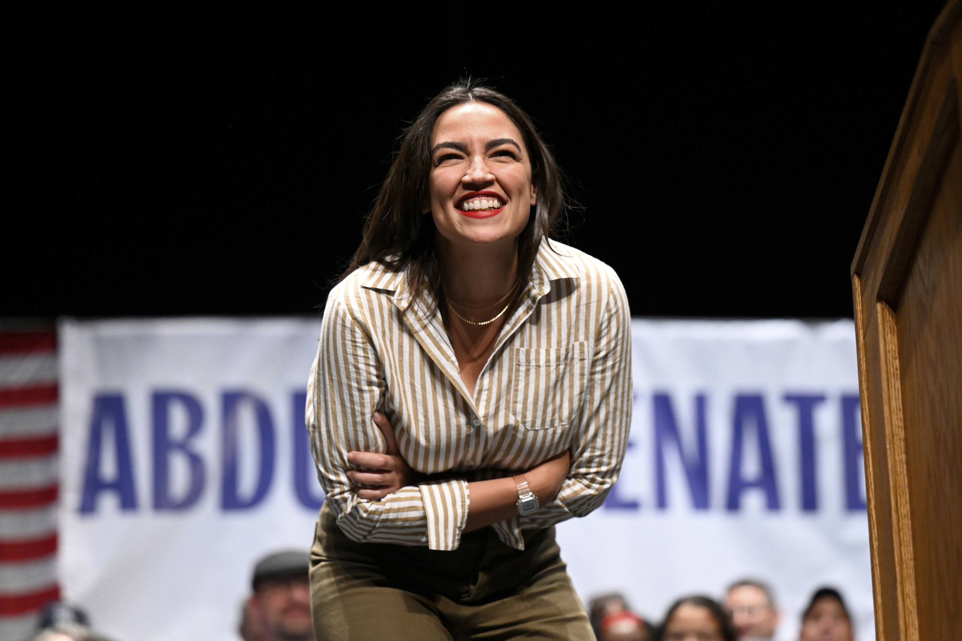 La diputada estadounidense Alexandria Ocasio-Cortez.