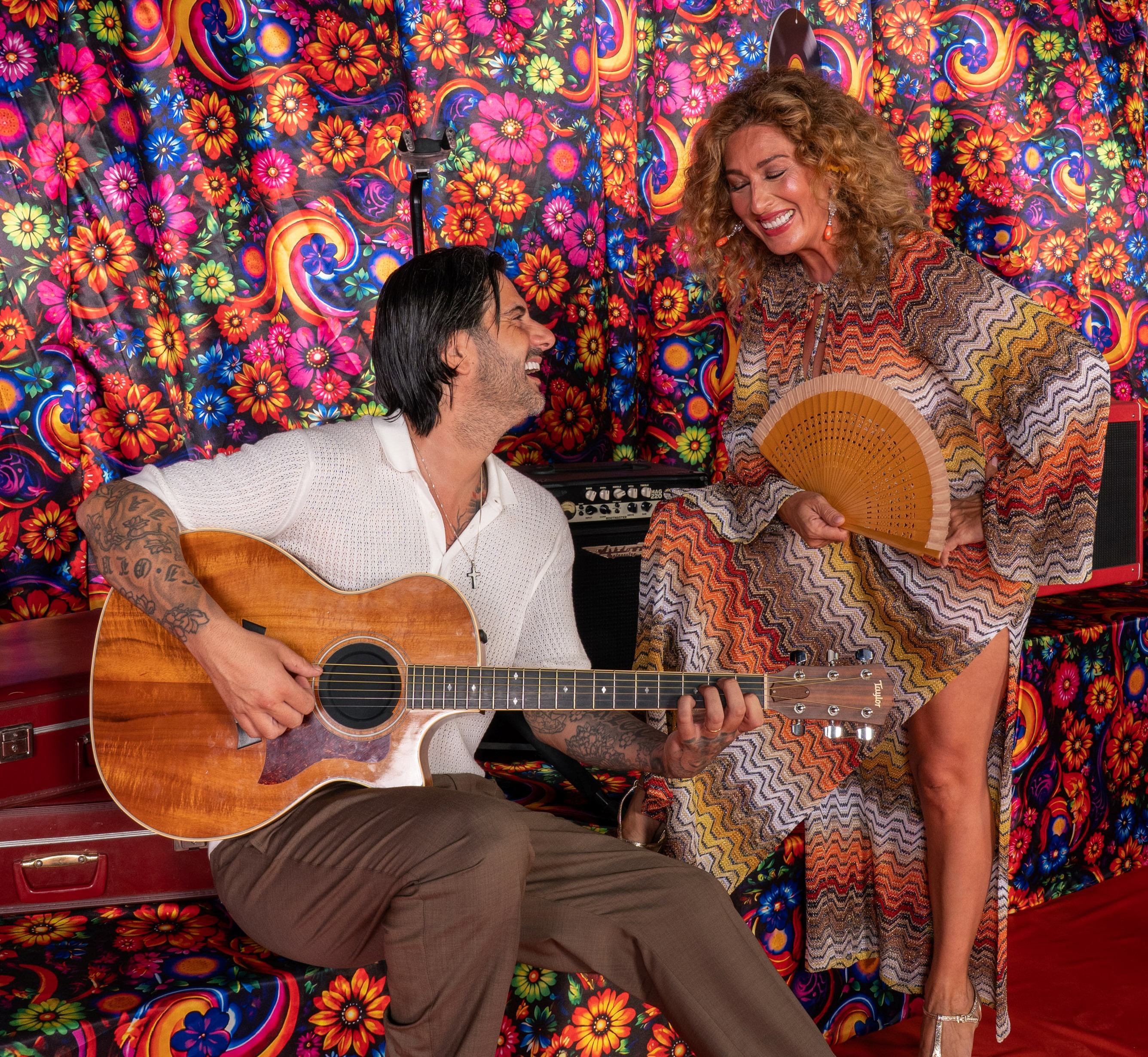 Melendi y Estrella Morente.