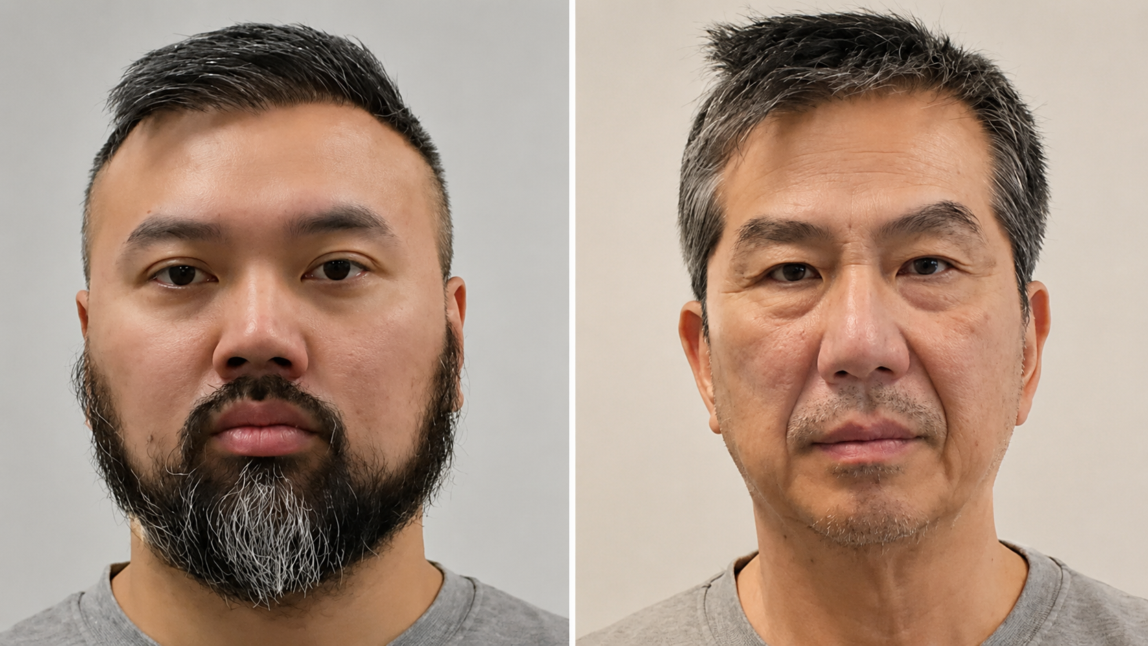 Peter Wai, agente de la Guardia Fronteriza en el aeropuerto de Heathrow y Bill Yuen, su c�mplice