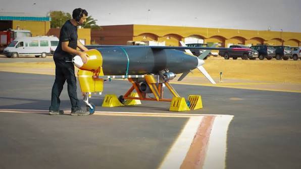 Pruebas realizadas por un misil Anthem en las instalaciones de Marruecos
