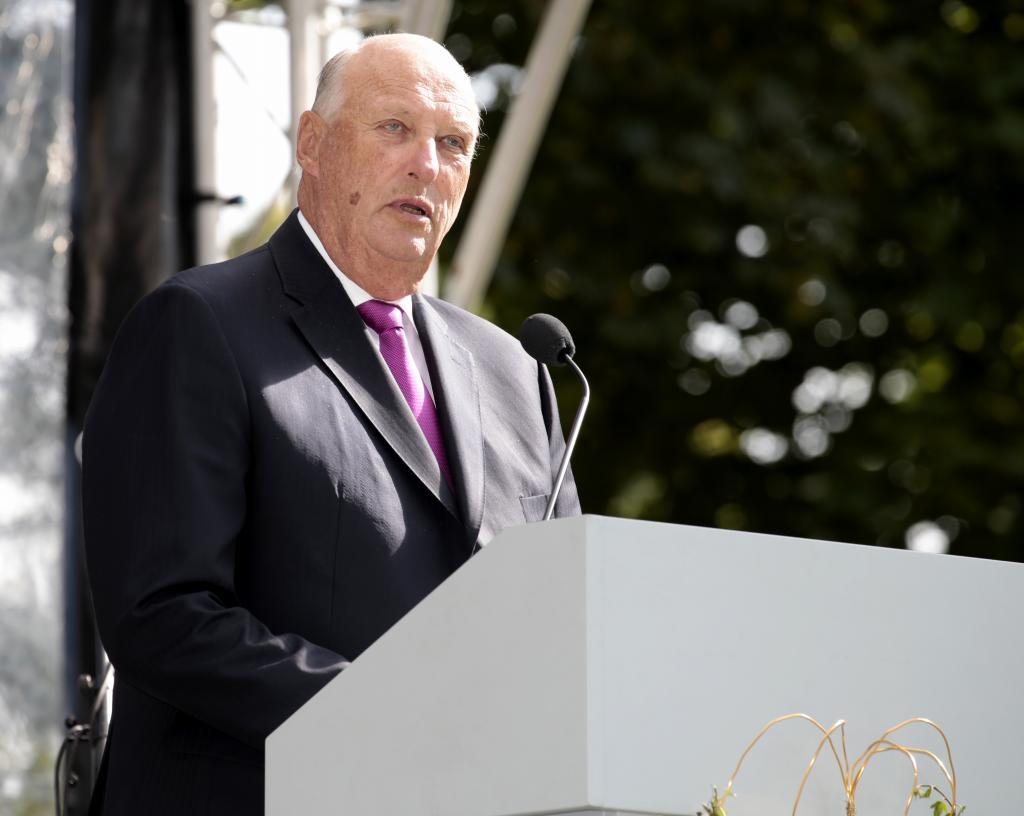 El rey Harald de Noruega.