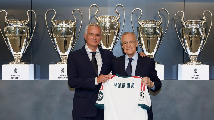 Mourinho y Florentino.