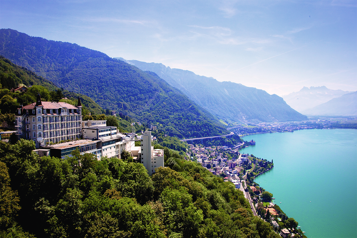 Campus de Glion en Montreux. La escuela forma a 1.800 estudiantes cada año.