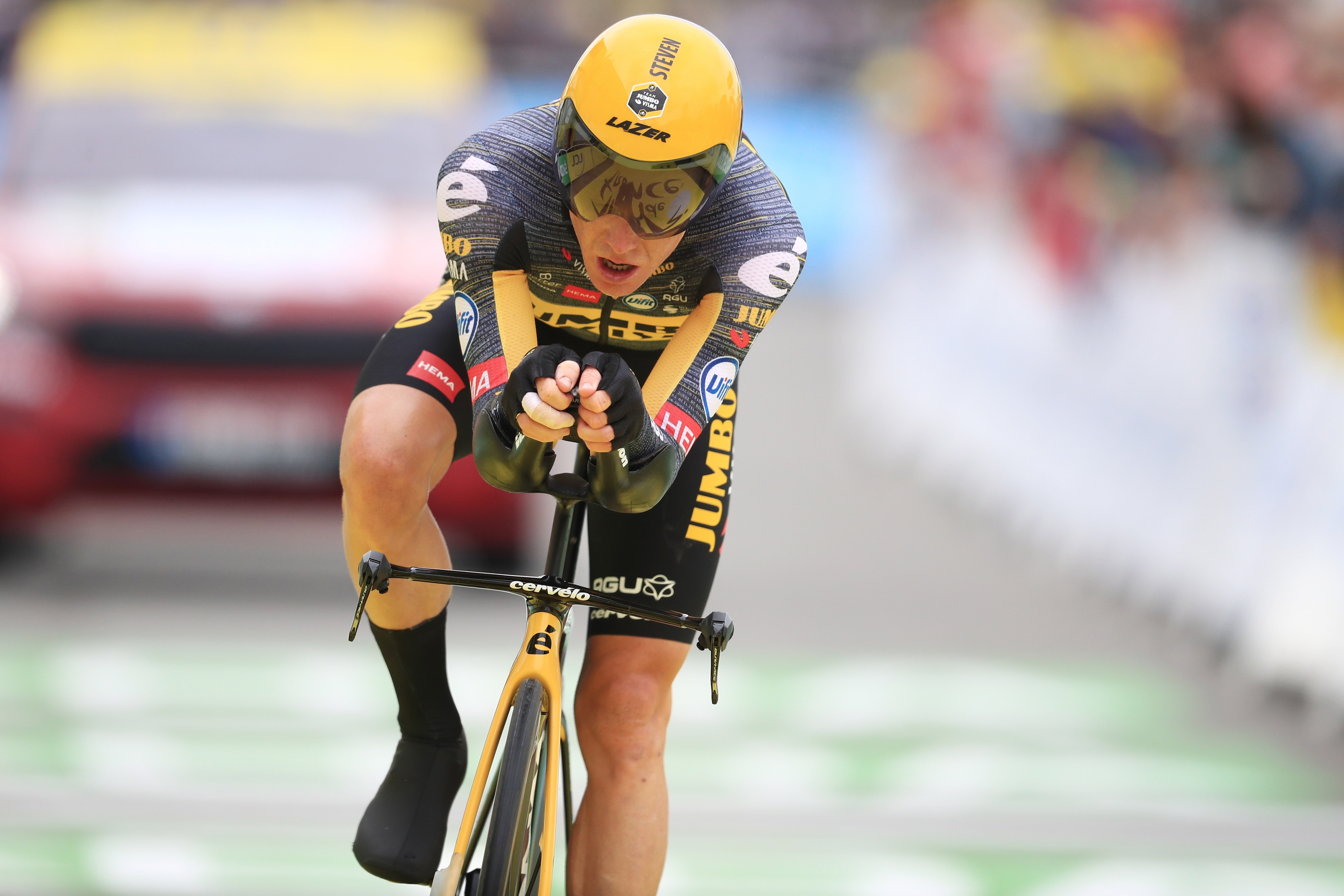 Kruijswijk durante una etapa del Tour de Francia