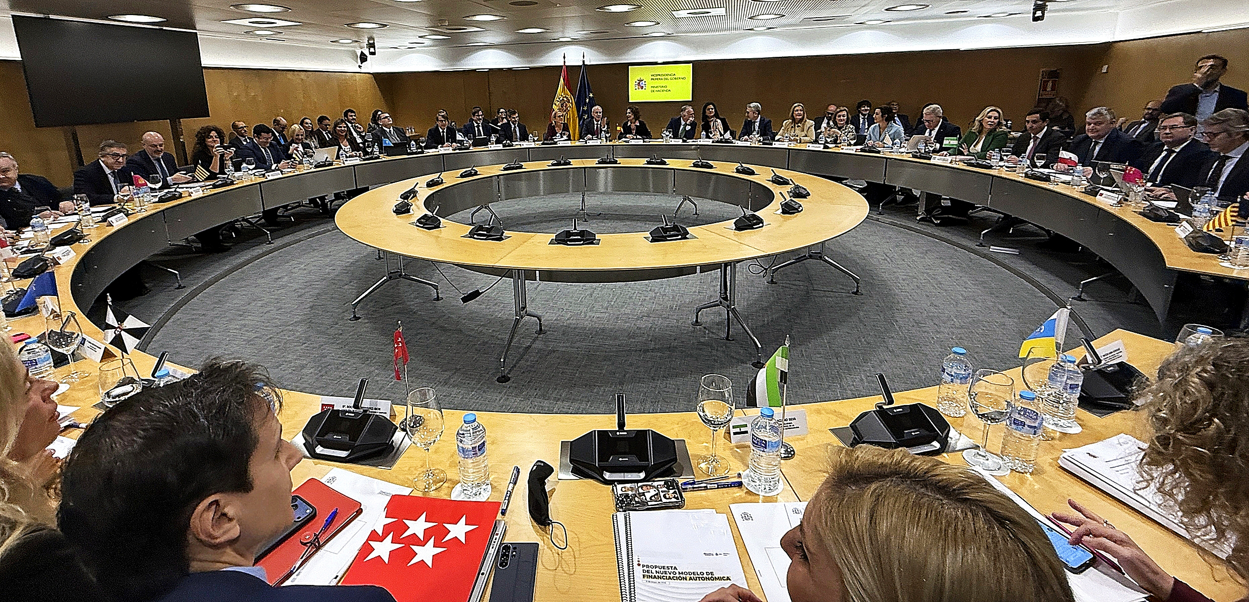 María Jesús Montero preside el Consejo de Política Fiscal y Financiera.