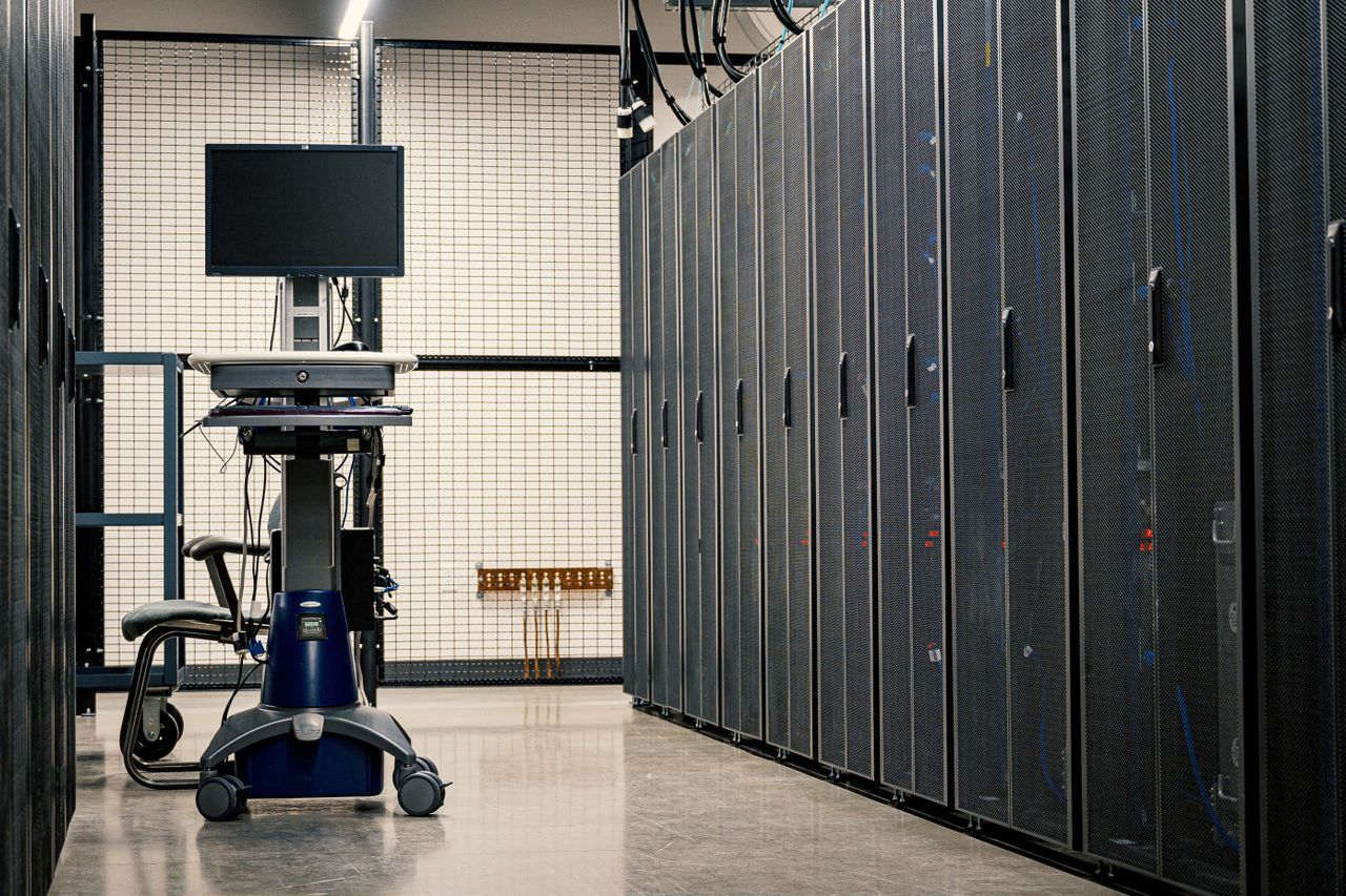 Un centro de datos en imagen de archivo.