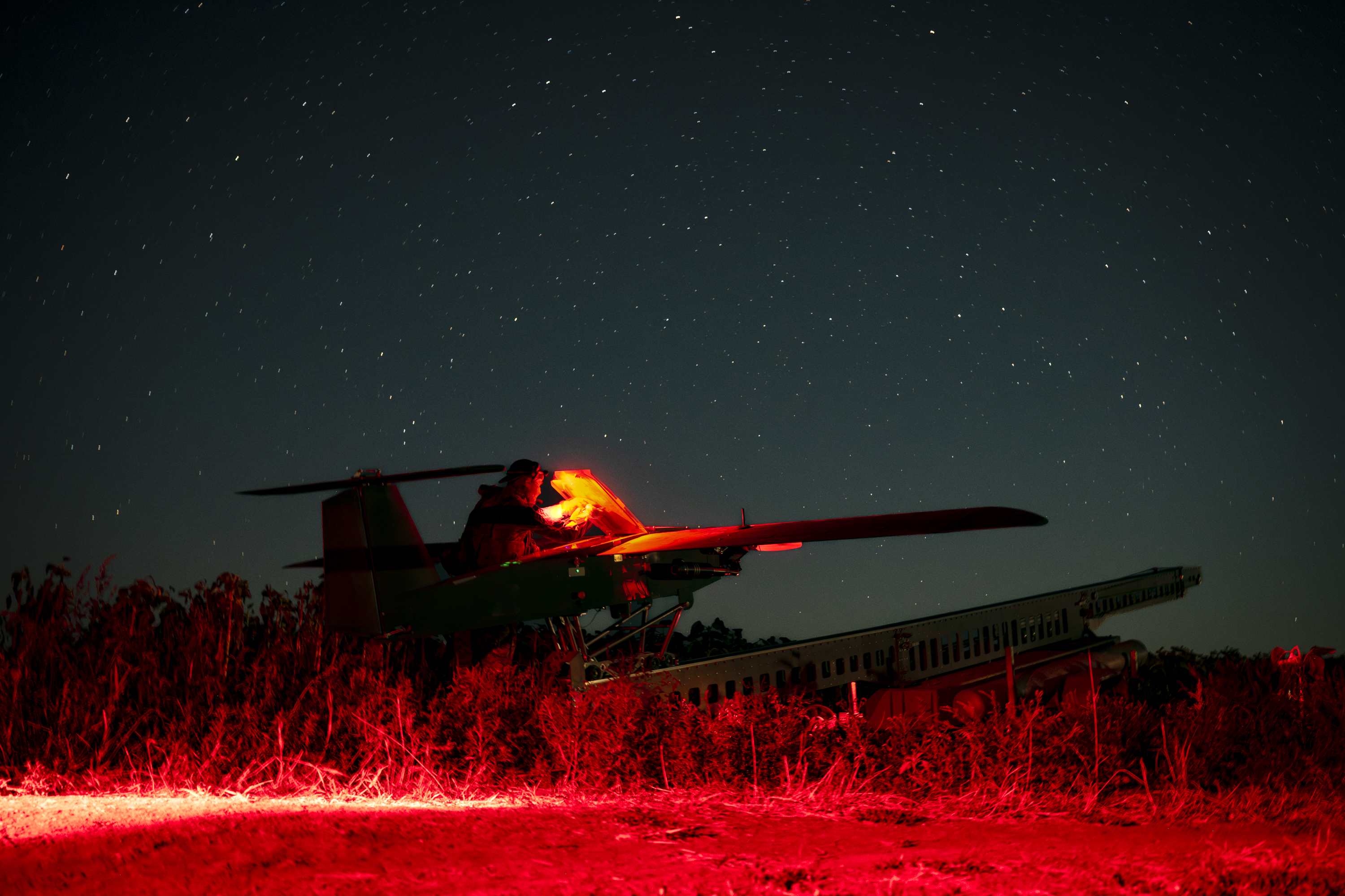 Drones de medio alcance del Regimiento 422 de Sistemas No Tripulados.
