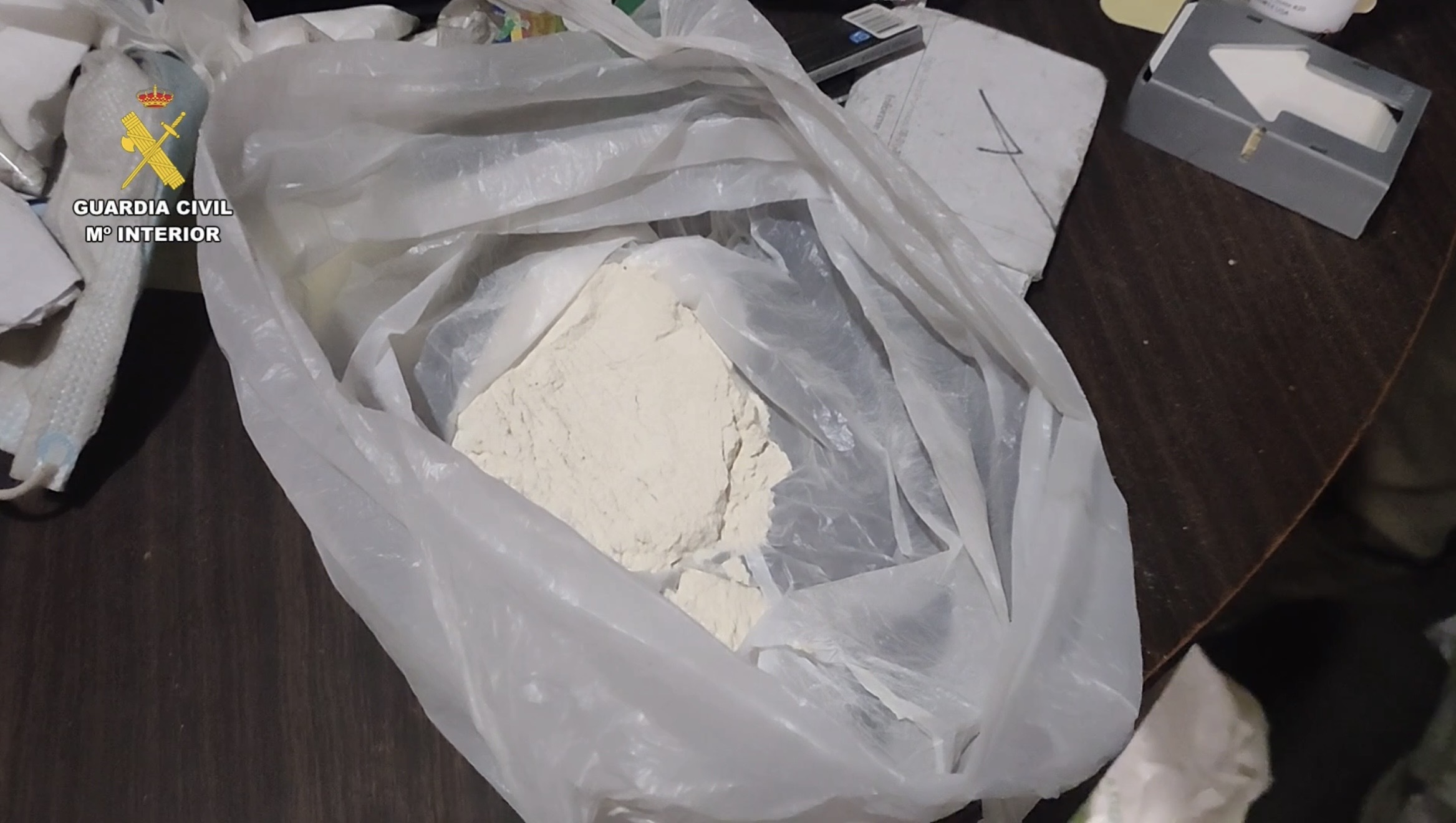 Material incautado por la Guardia Civil