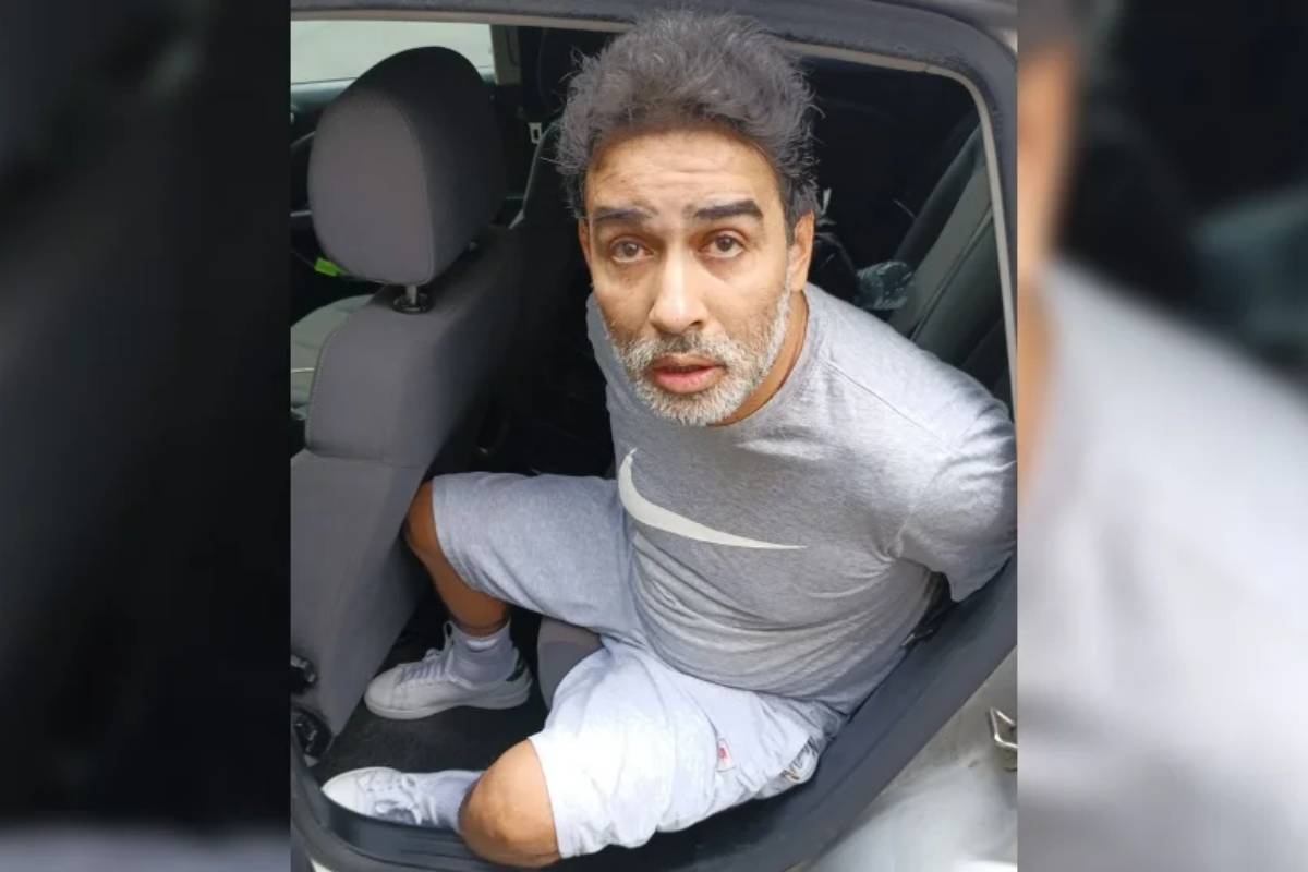 Jhonatan Alexander Castrillón Arango, alias 'Pirry', tras ser capturado.