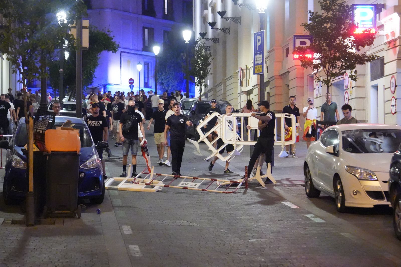 Disturbios en los aledaños del Congreso de los Diputados tras la manifestación