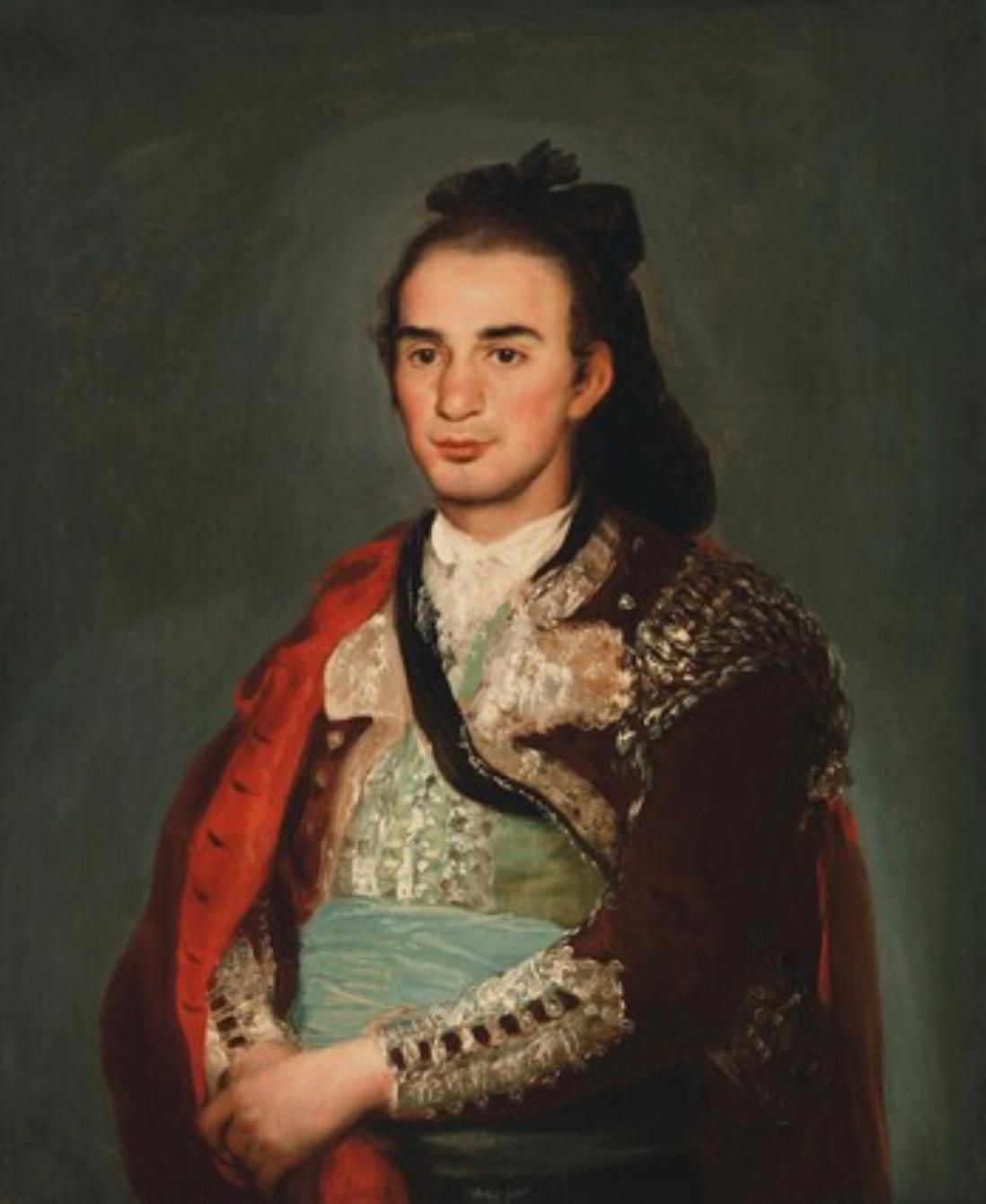 Retrato de José Romero que inspira el color del traje