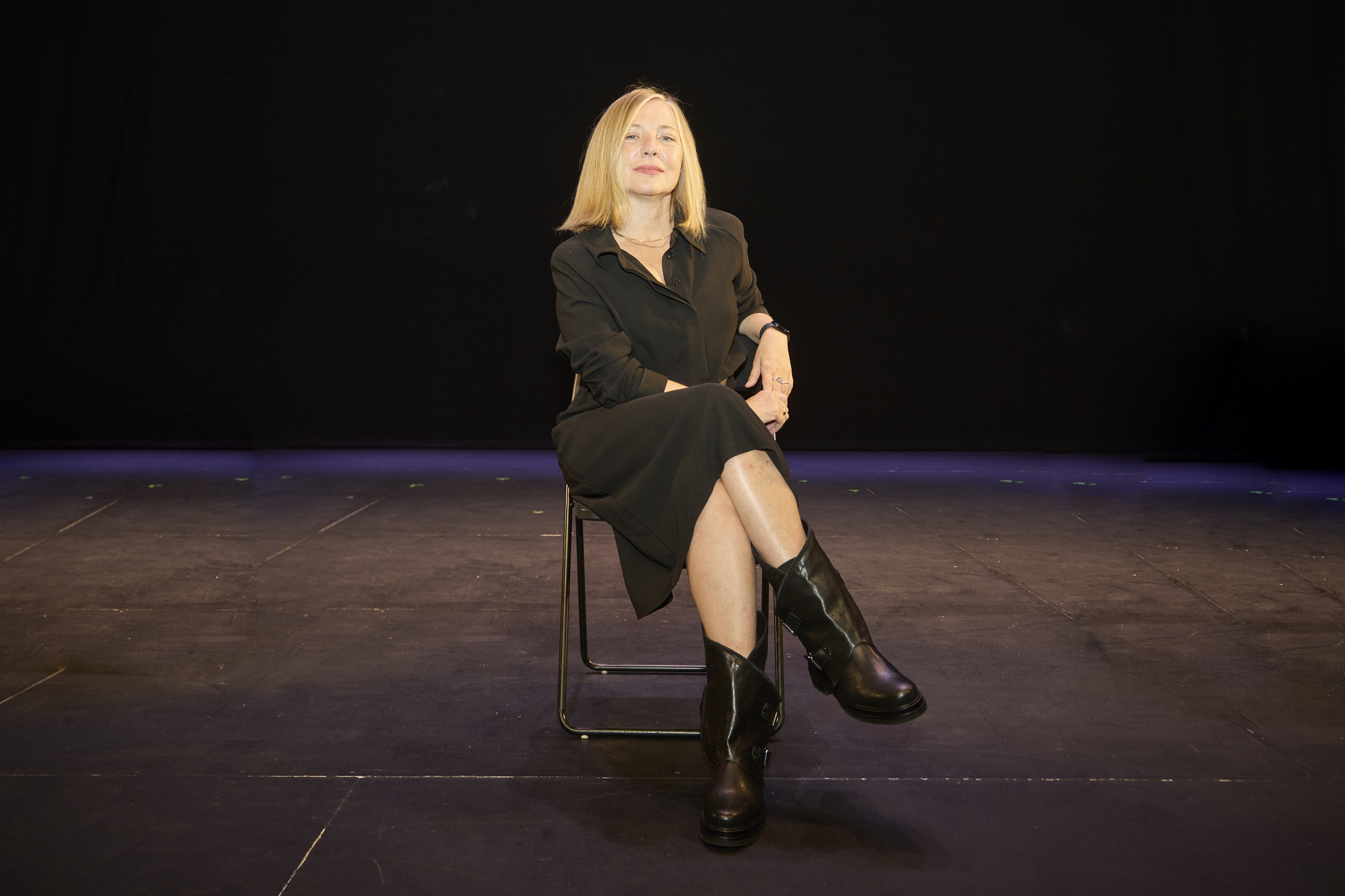 Pilar Castro posa para la entrevista.