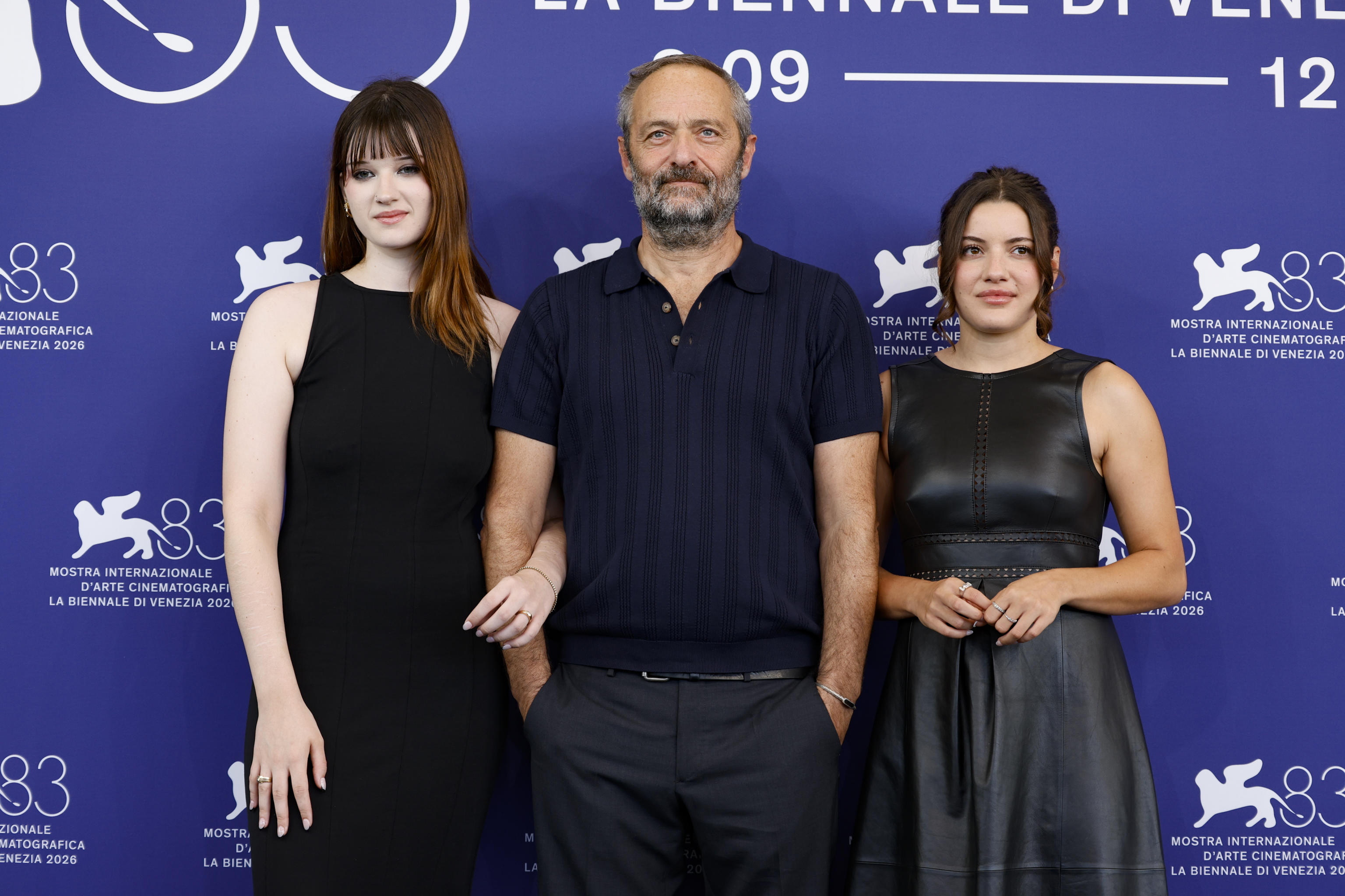 Zoe Monpart, Cedric Kahn y Malou Khebizi en la presentación de '15/18 (A place to heal)'.