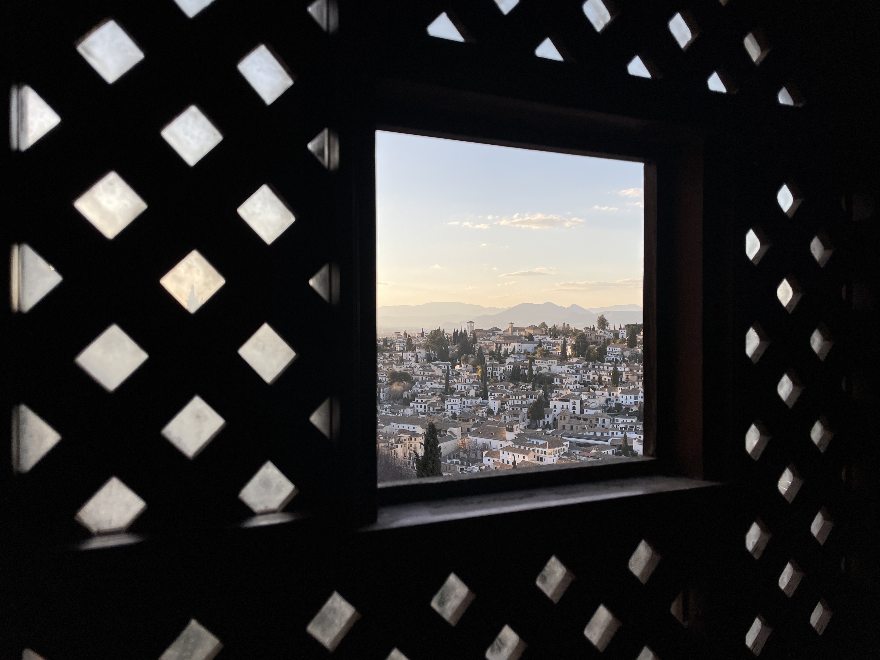 Barrio del Albayzín desde la torre de Comares de la Alhambra.