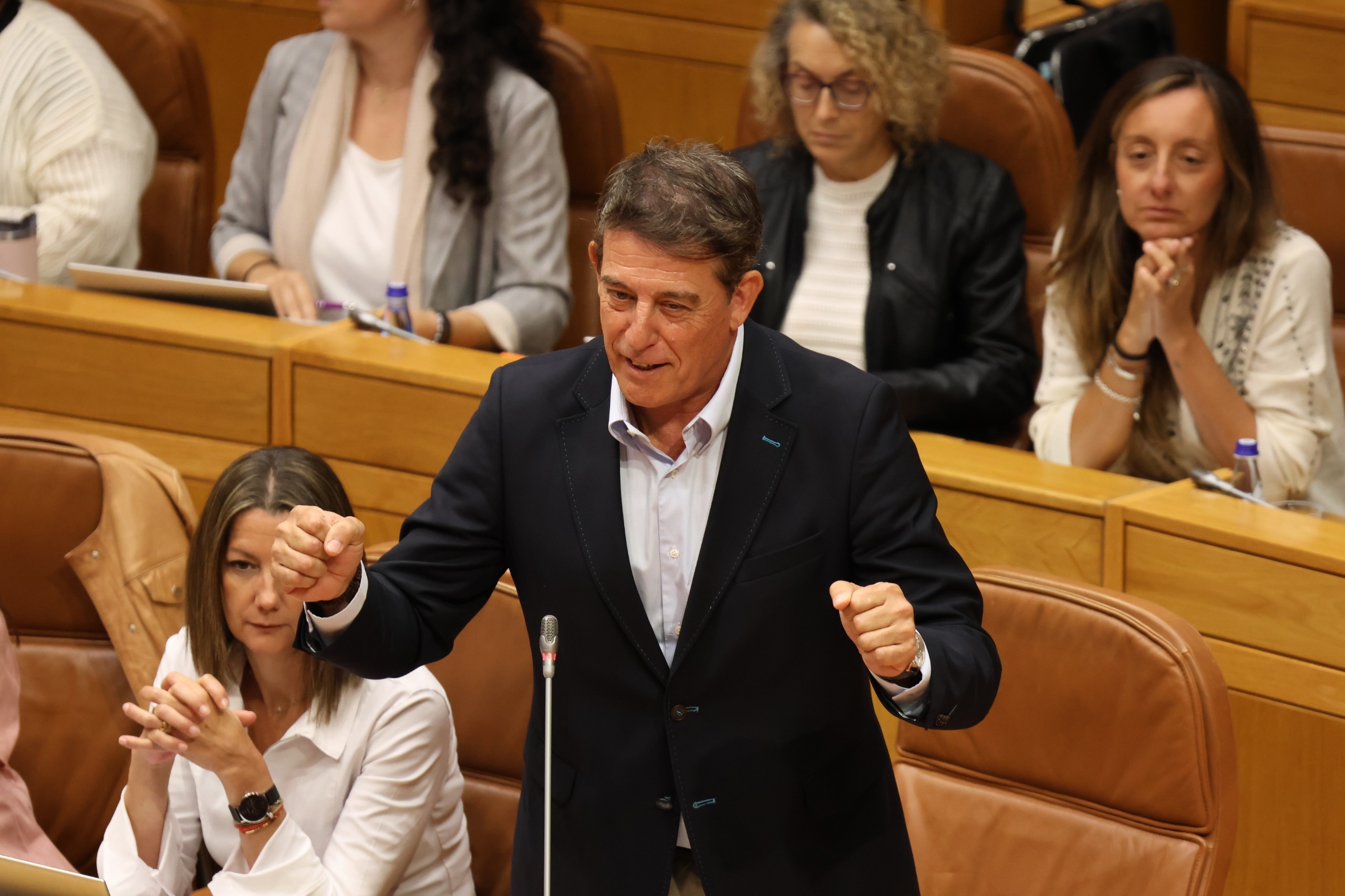 El líder de los socialistas gallegos, José Ramón Gómez Besteiro.