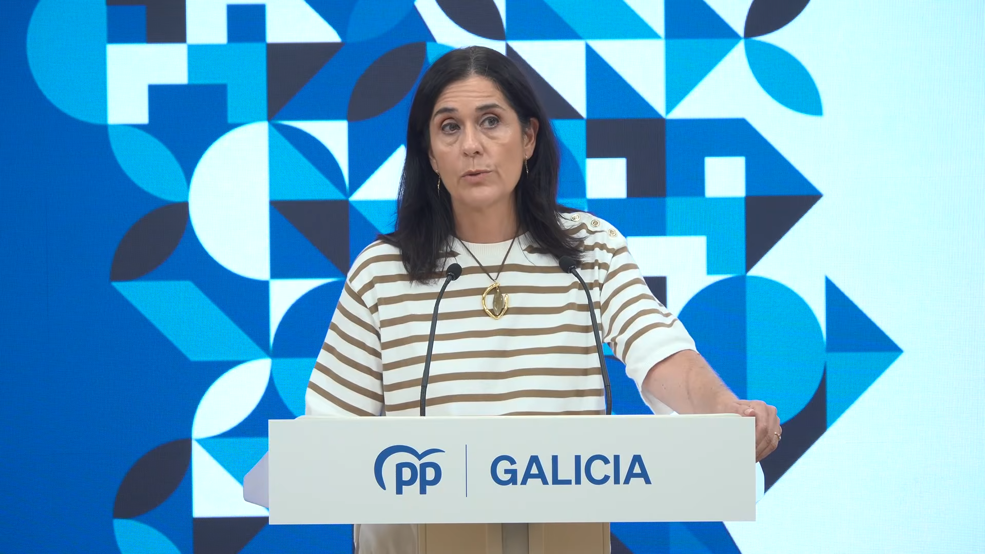 Paula Prado, durante la rueda de prensa ofrecida este jueves.