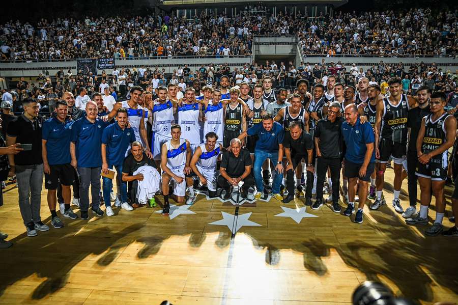 En la cancha del Partizan, en Belgrado.