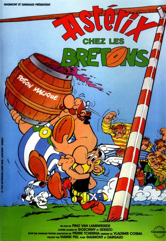 Portada completa de Astérix en Bretaña.