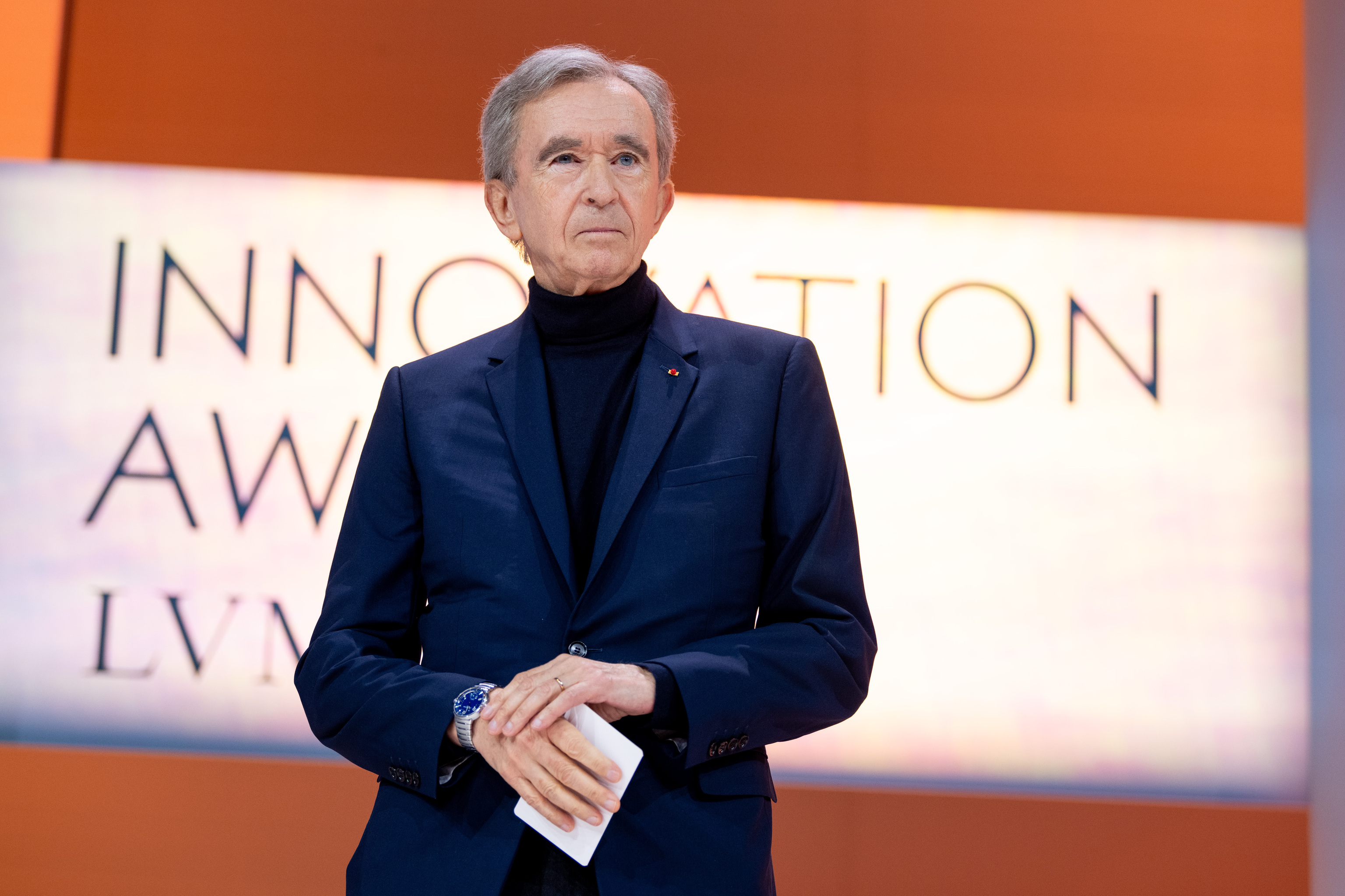 El multimillonario y director ejecutivo de LVMH Moët Hennessy Louis Vuitton SE, Bernard Arnault.