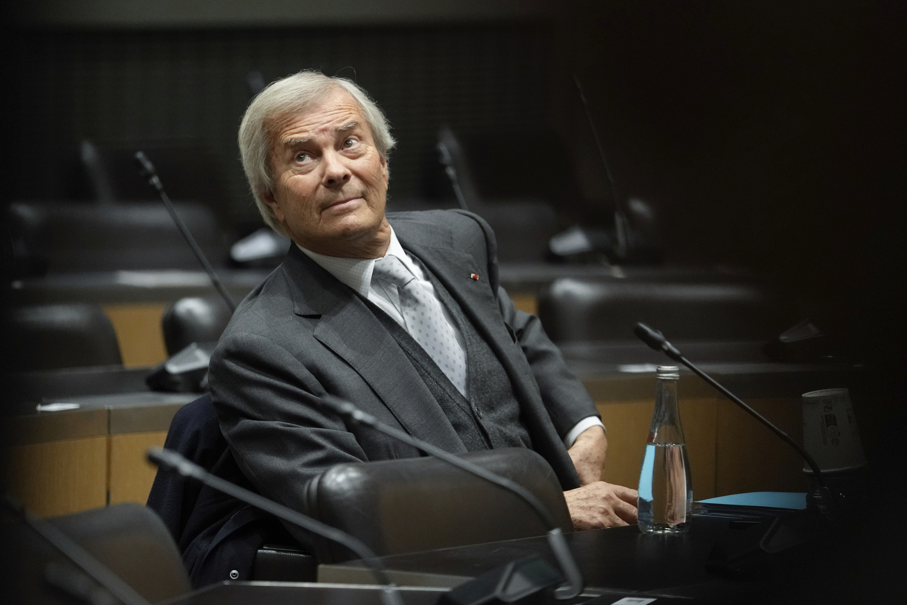 Vincent Bolloré, presidente del Grupo Bolloré y figura clave en medios como CNews, Canal+ y Europe 1.
