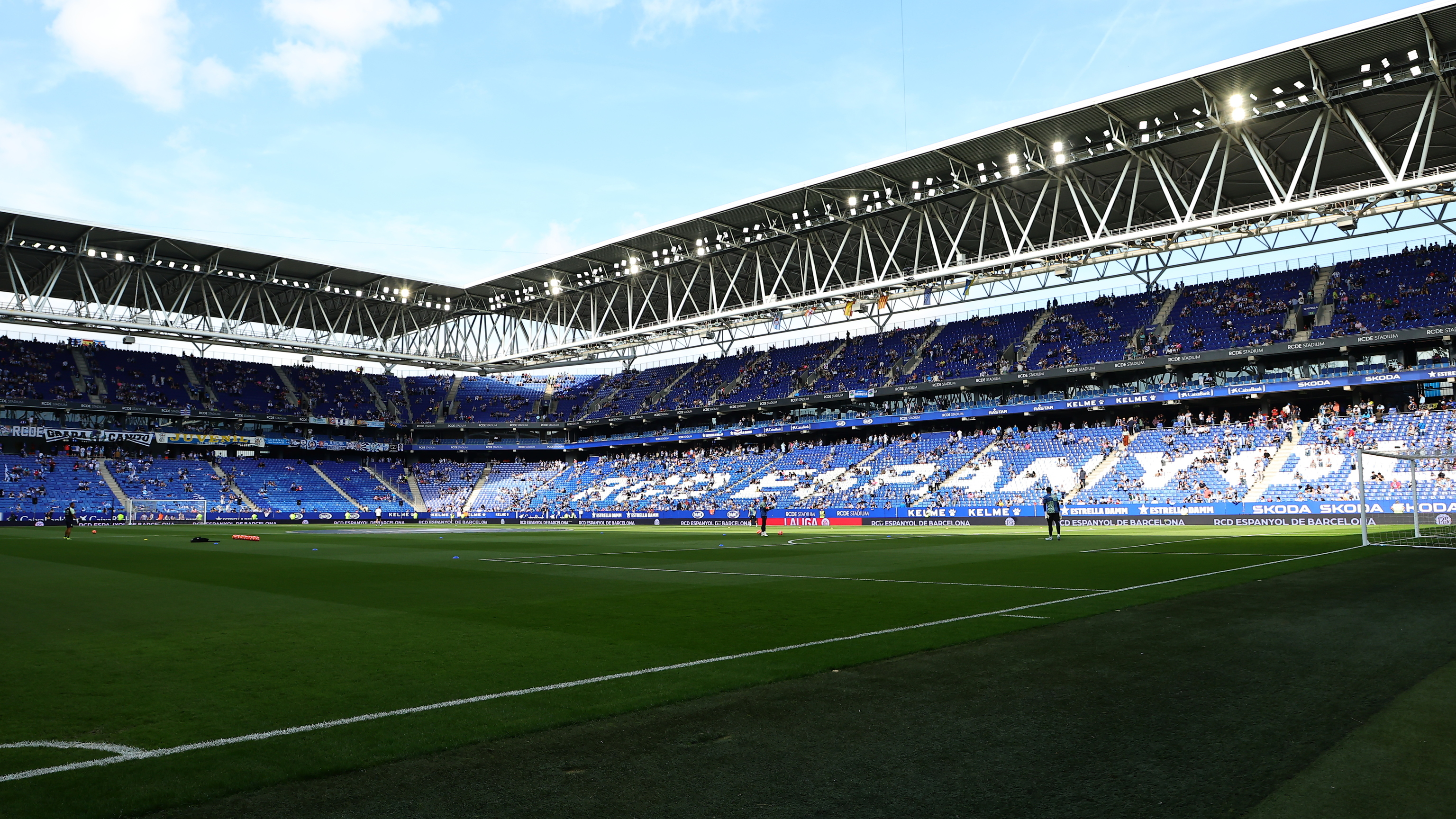 El RCDE Stadium antes de un partido del Espanyol.
