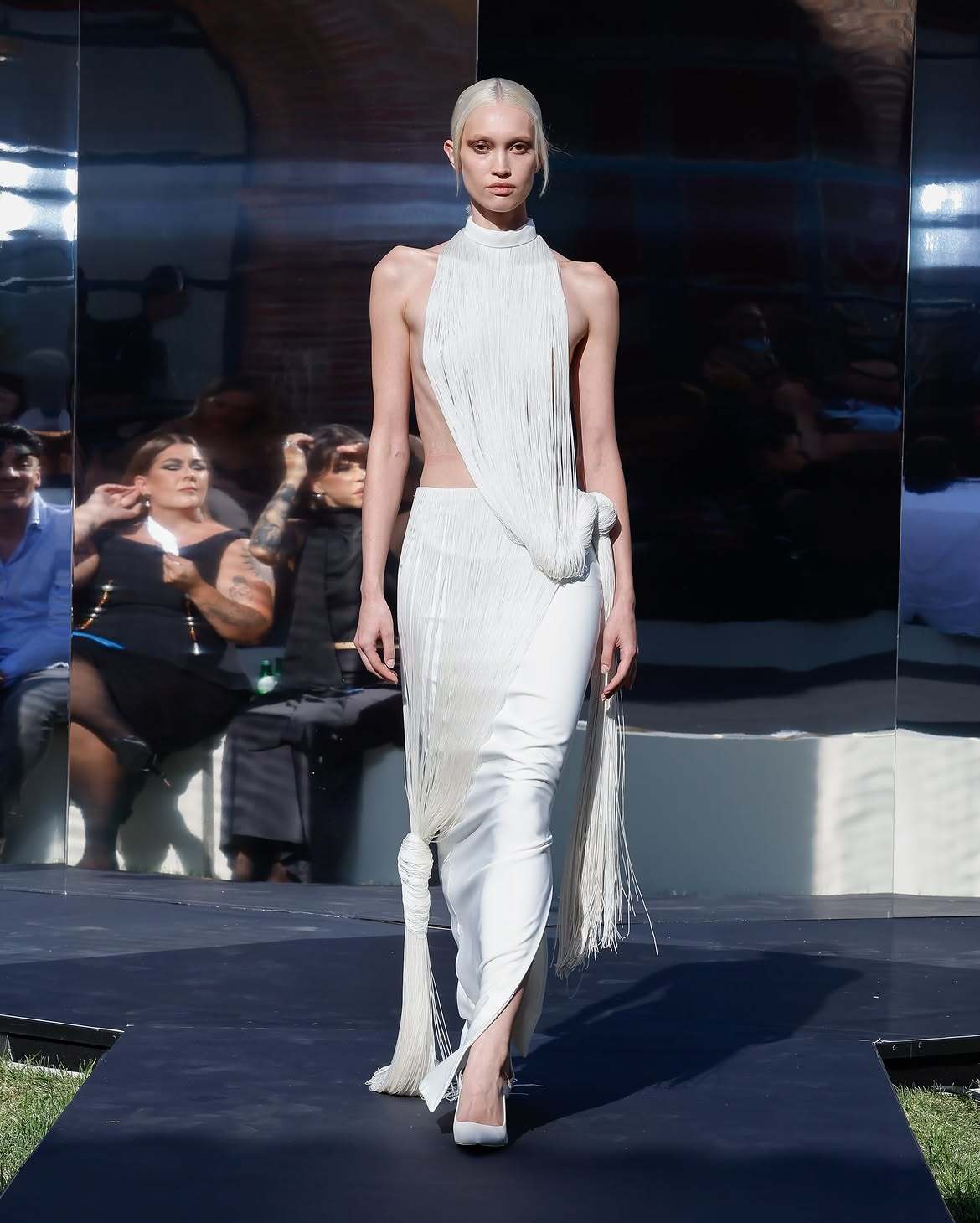 Uno de los diseños de Antonio del Canto en la MBFW