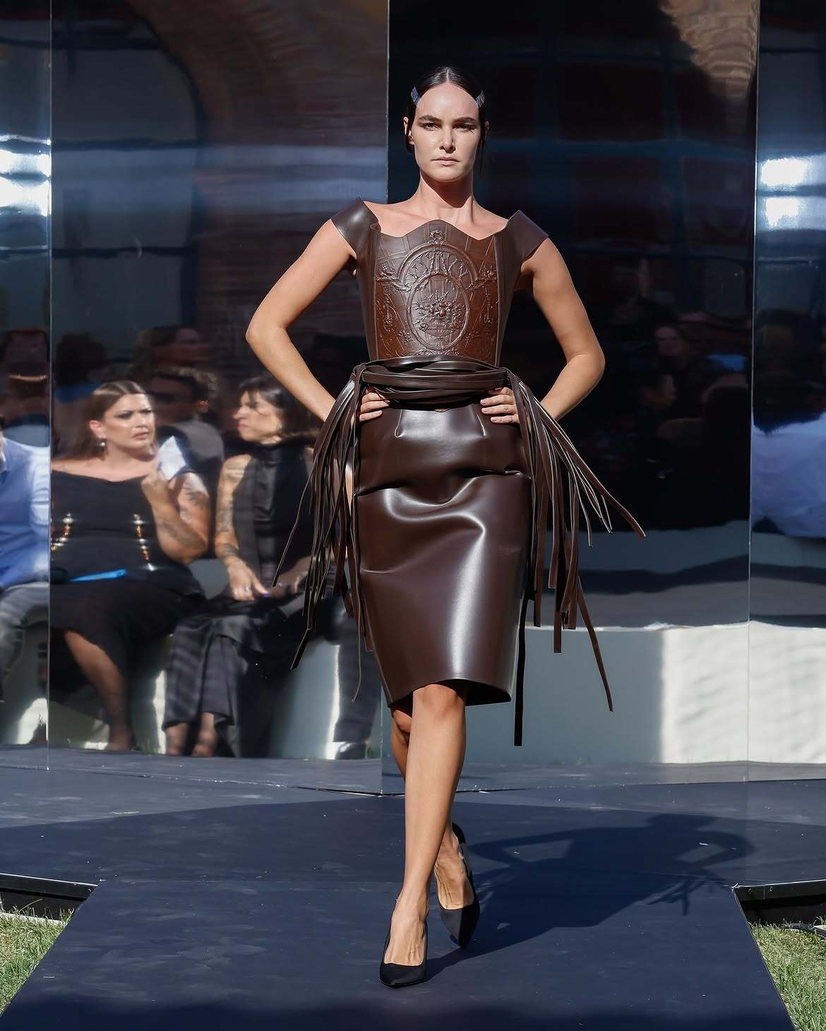Uno de los diseños de Antonio del Canto en la MBFW