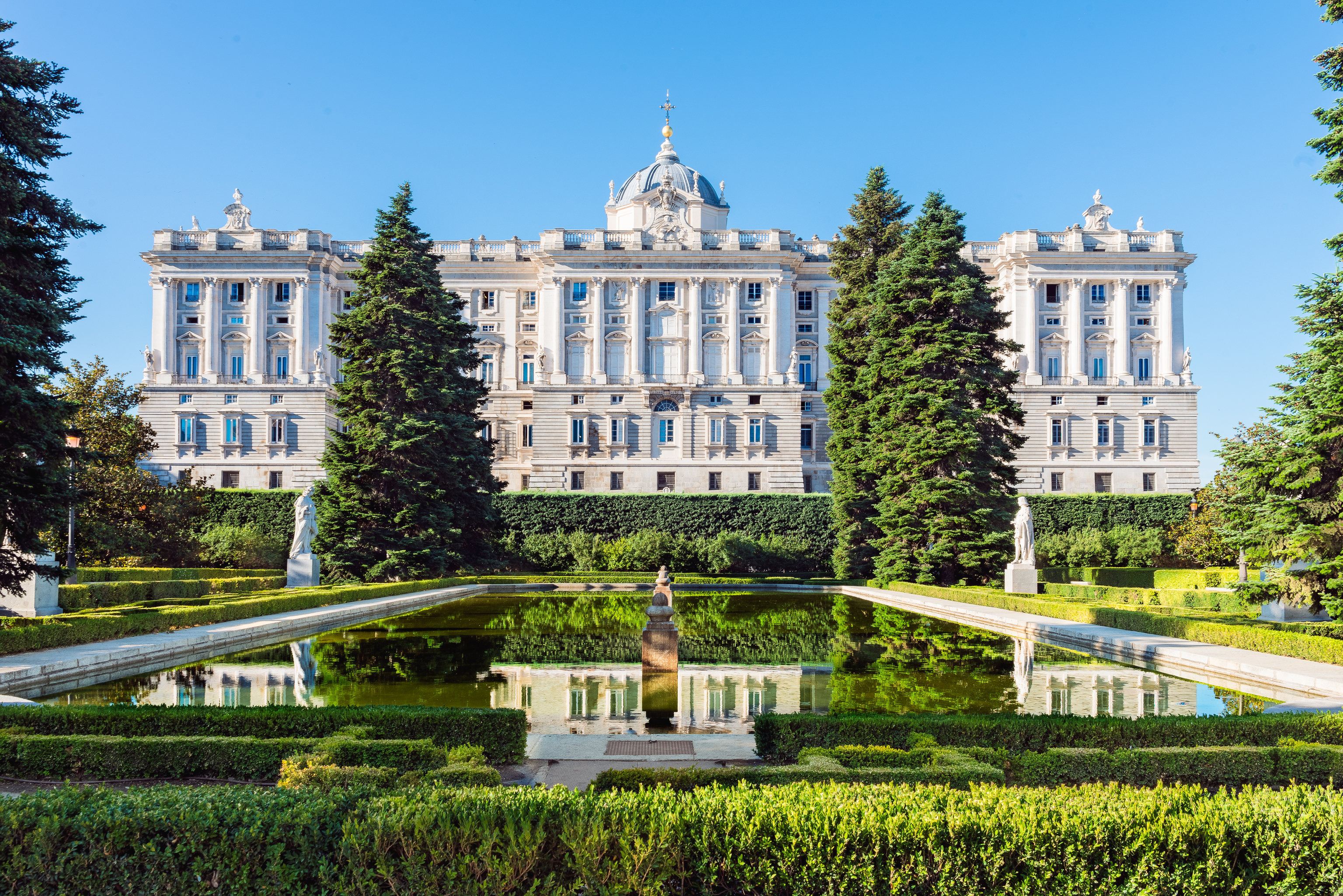 El Palacio Real de Madrid.