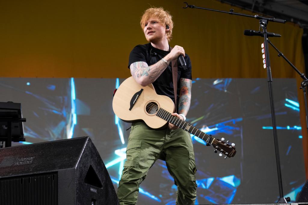Ed Sheeran en un concierto en imagen de archivo.