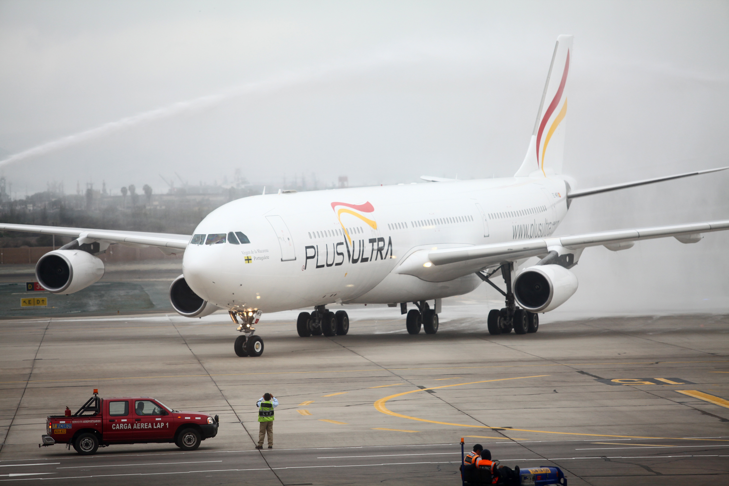 Avión de la aerolínea 'Plus Ultra'.