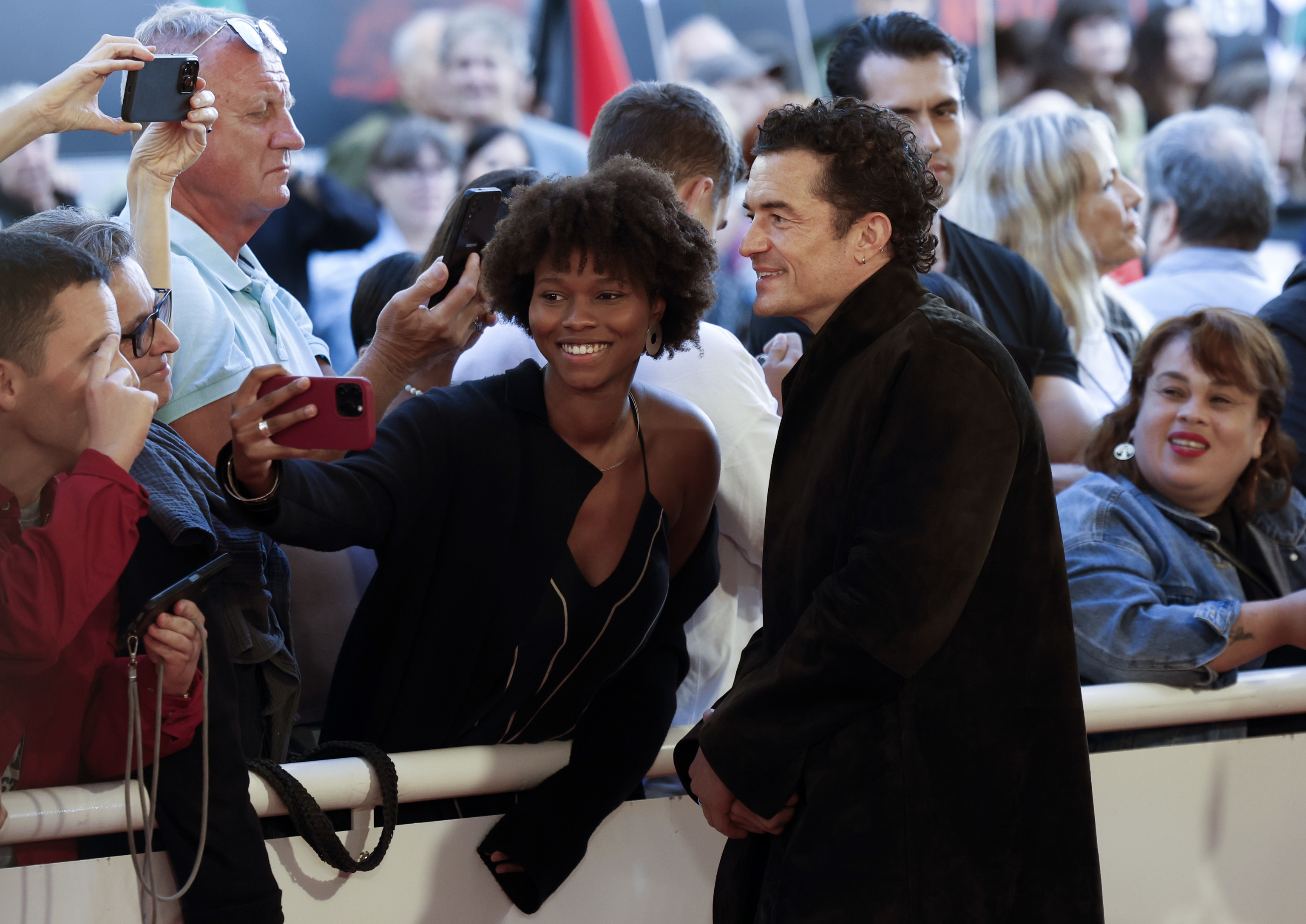 Orlando Bloom, a las puertas del Hotel María Cristina en San Sebastián