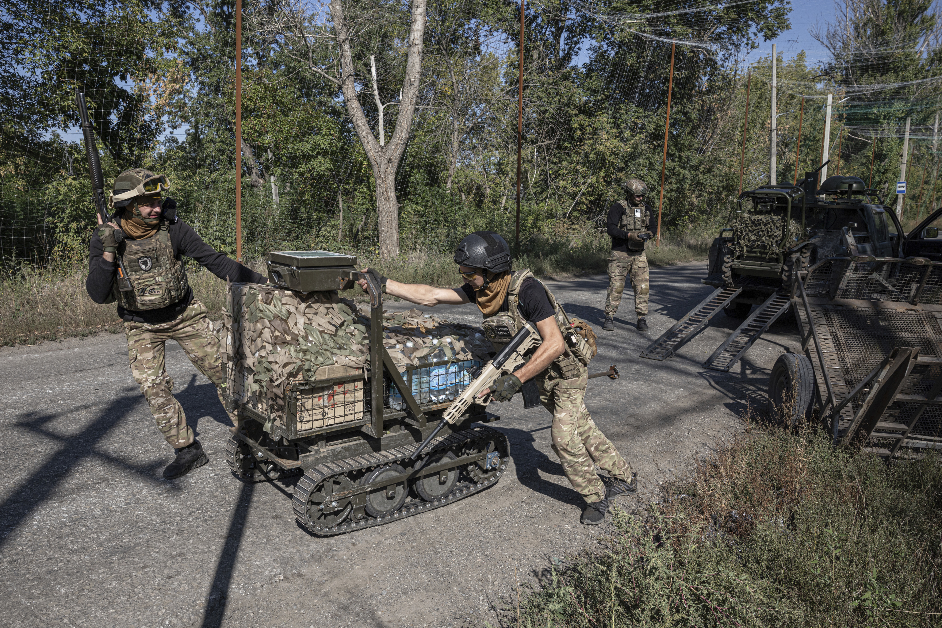 Operación en Kramatorsk.