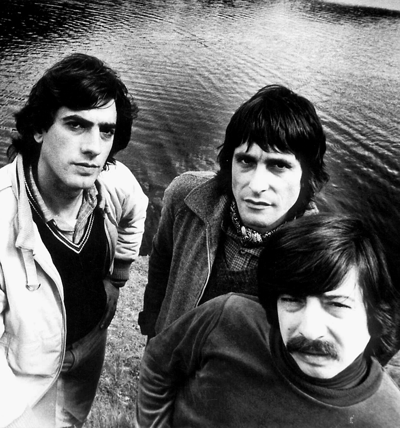 (i-d) Jesús de la Rosa, Eduardo Rodway y Juan José Palacios 'Tele'.