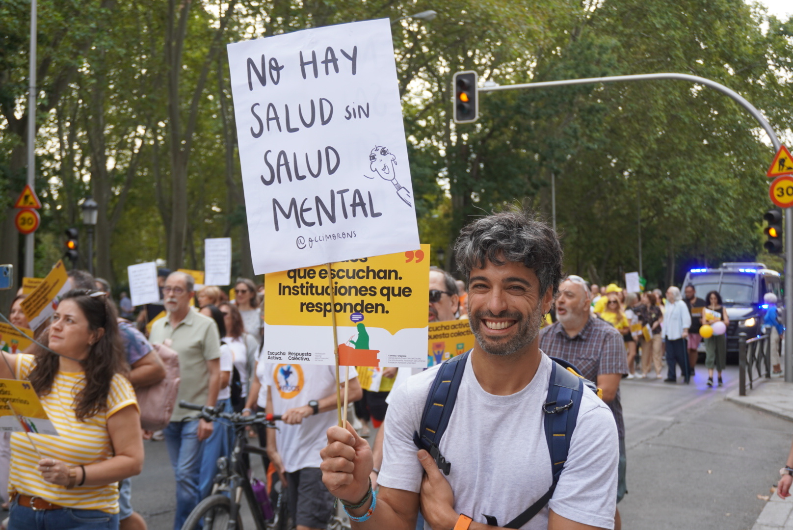 Fernando Pastor, asistente a la marcha.
