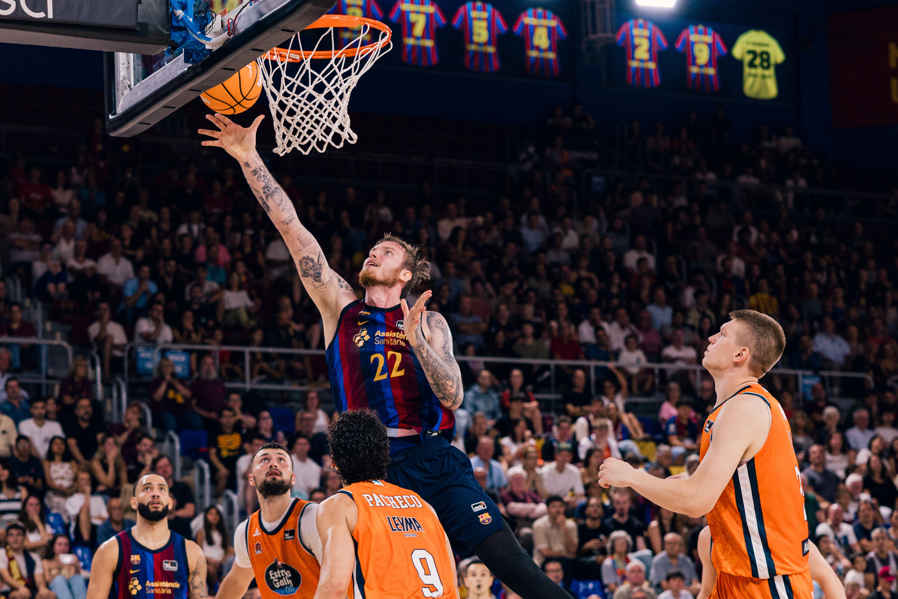 Balcerowski, ante el Leyma Coruña.