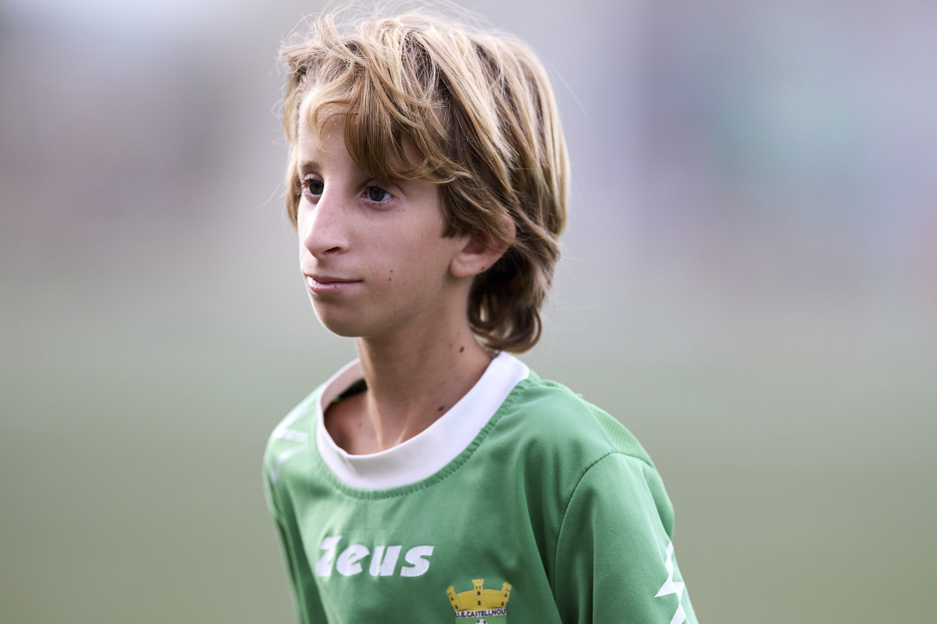 Un retrato de Luca durante su entrenamiento.