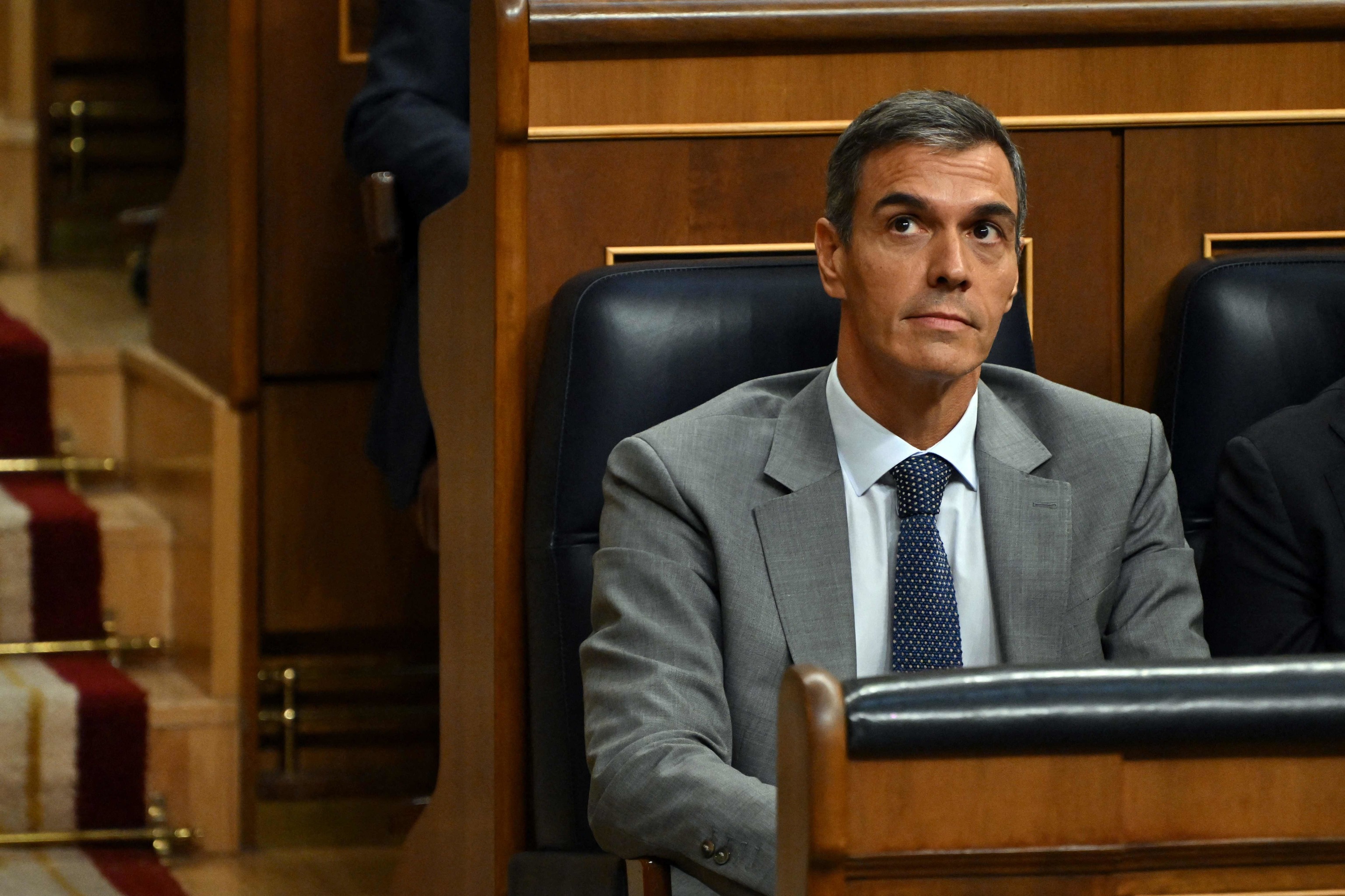 Pedro Sánchez, en su última aparición pública