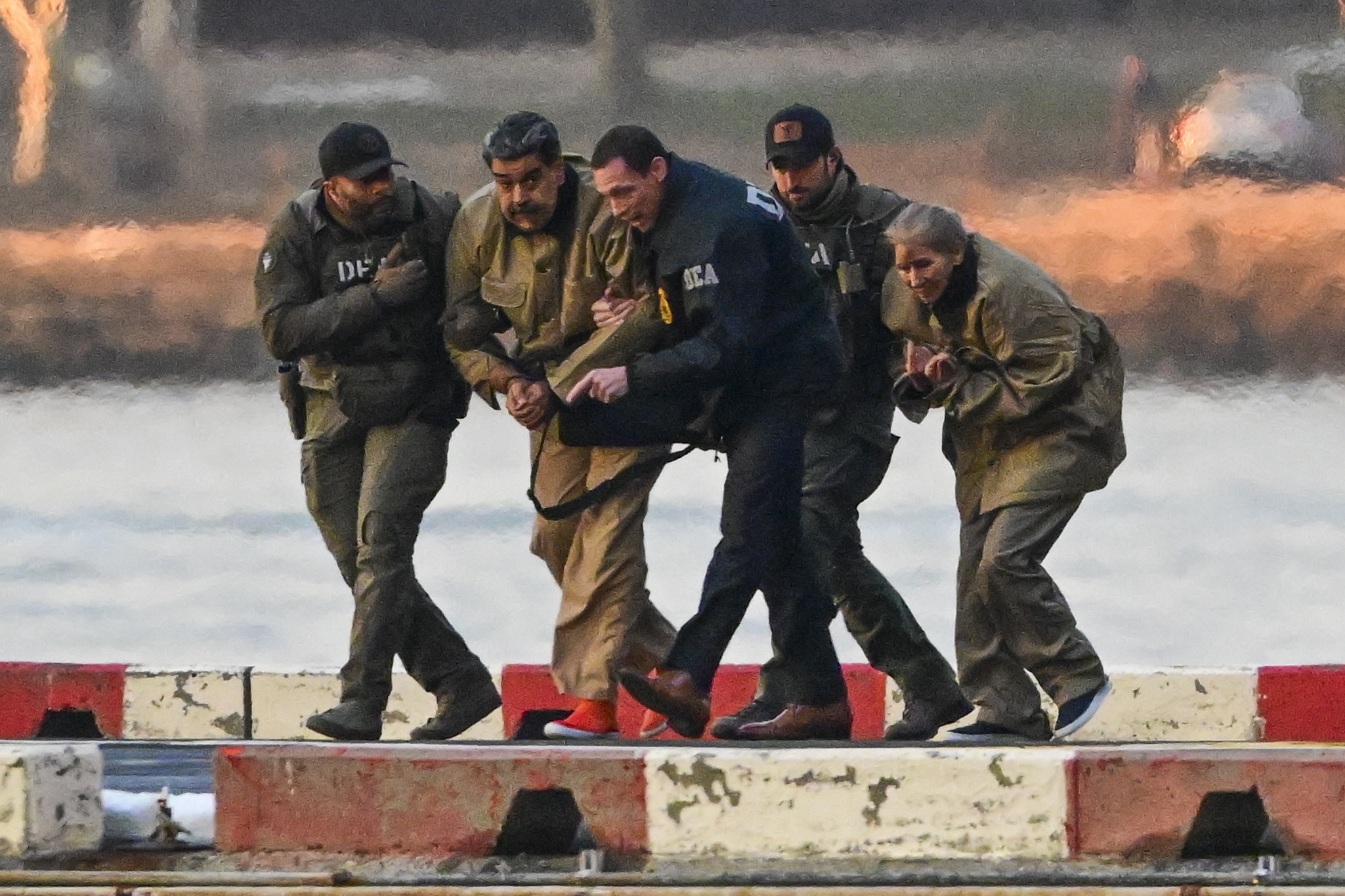 Nicolás Maduro, arrestado.