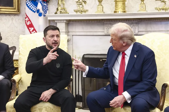 Zelenski y Trumo en la Casa Blanca.