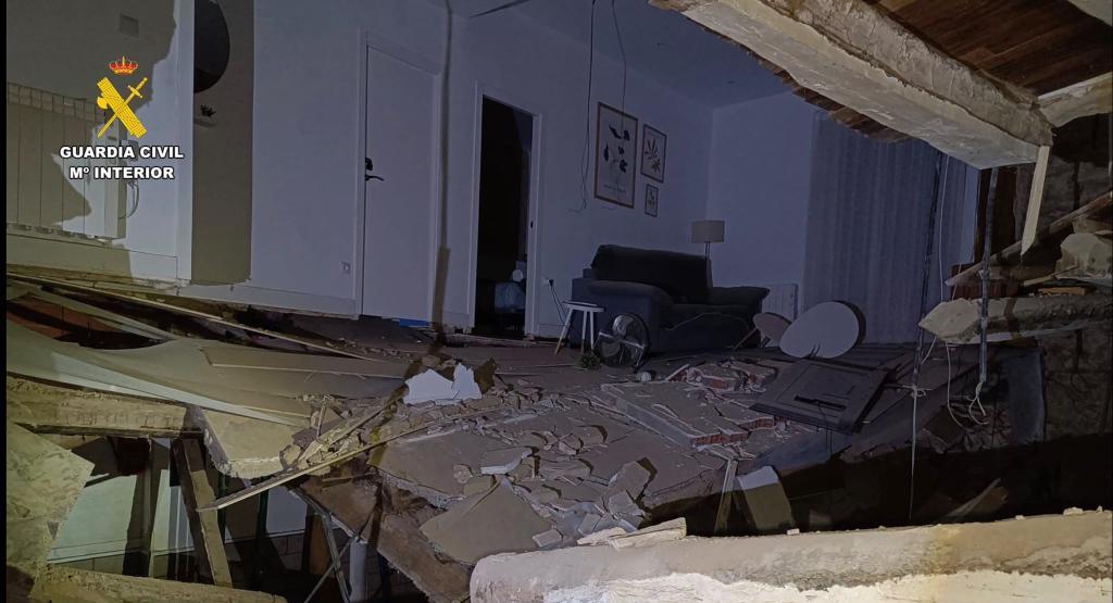 Imagen del derrumbe
