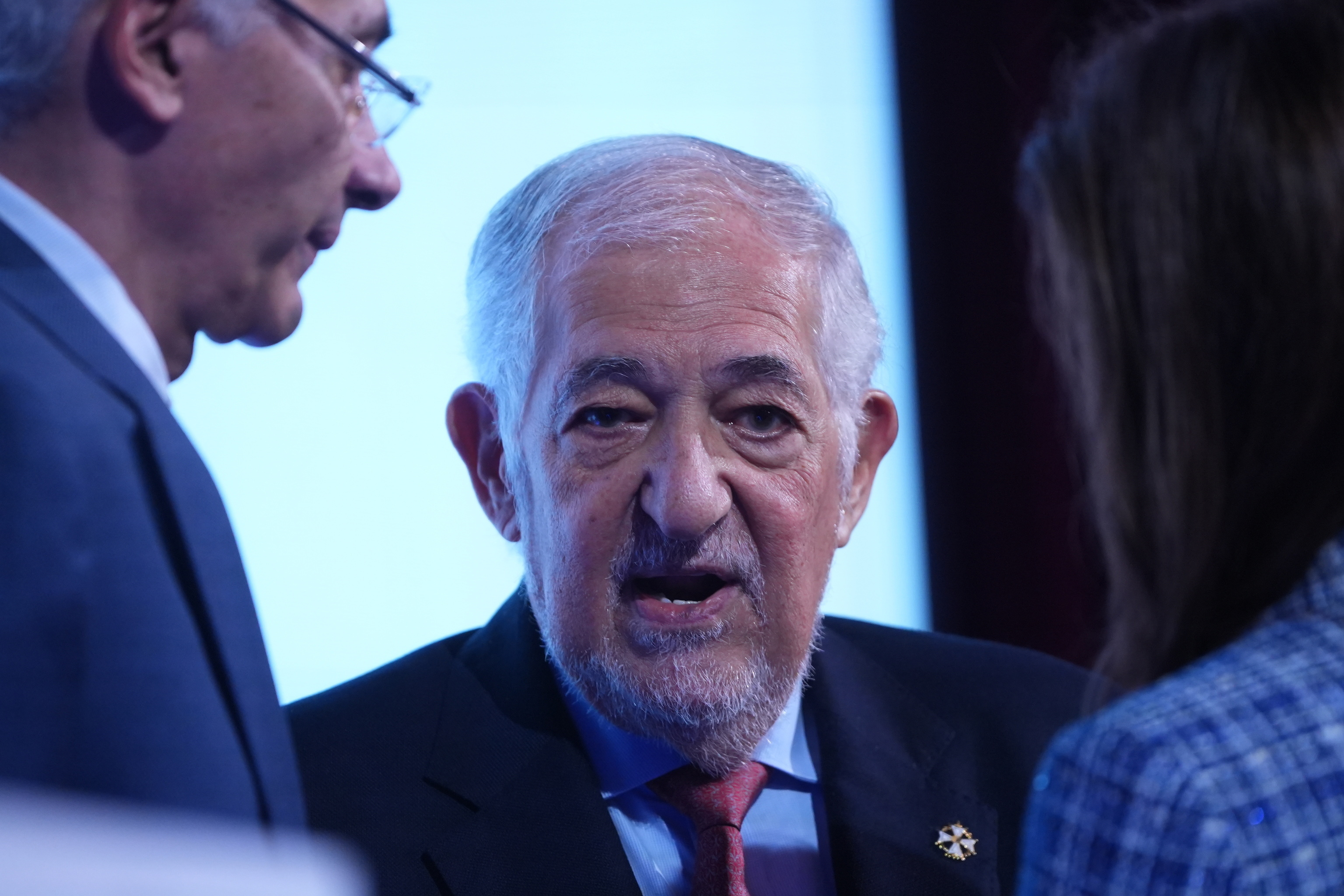 E l presidente del Tribunal Constitucional, Cándido Conde-Pumpido, ayer, en la Fiesta de la Procura 2026.